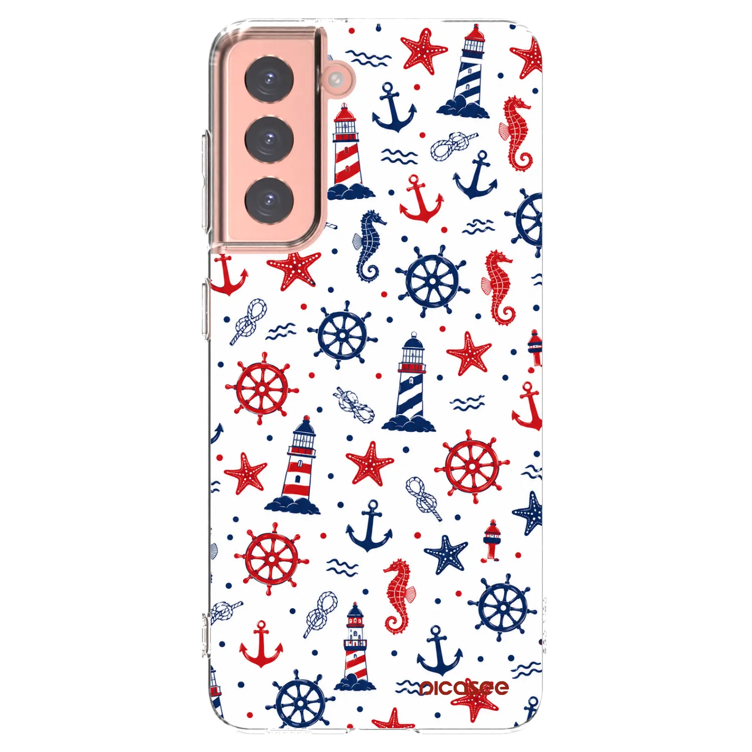 Picasee silikonski prozorni ovitek za Samsung Galaxy S21 5G G991B - Sailor Vibes