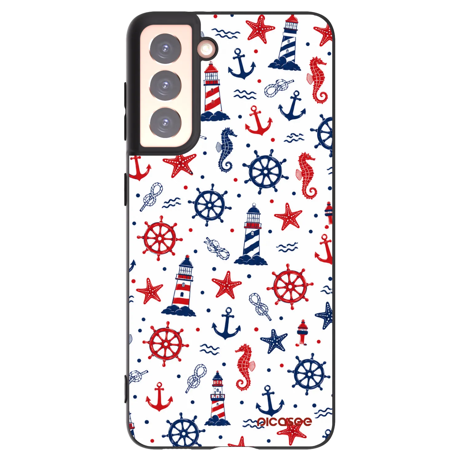 Picasee silikonski črni ovitek za Samsung Galaxy S21 5G G991B - Sailor Vibes