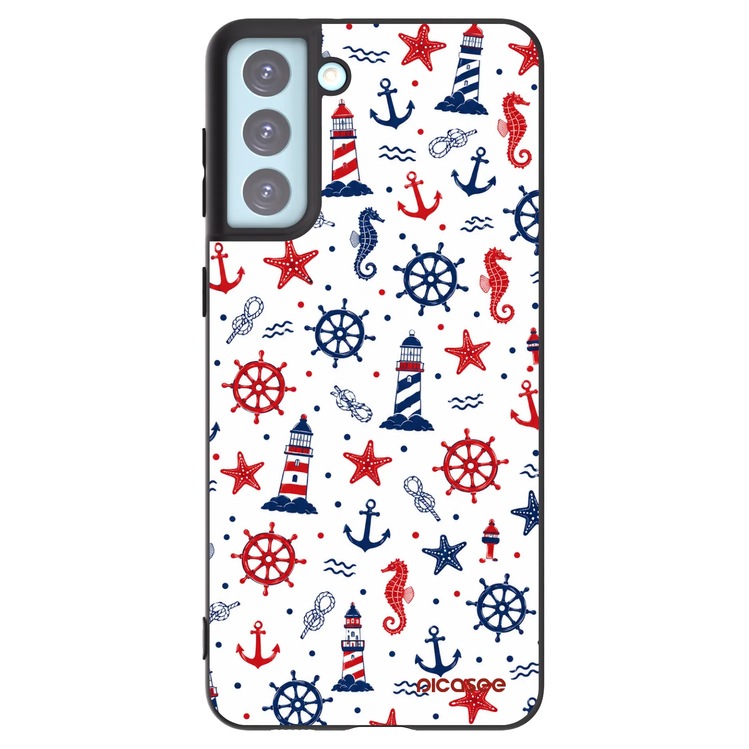 Picasee silikonski črni ovitek za Samsung Galaxy S21+ 5G G996F - Sailor Vibes