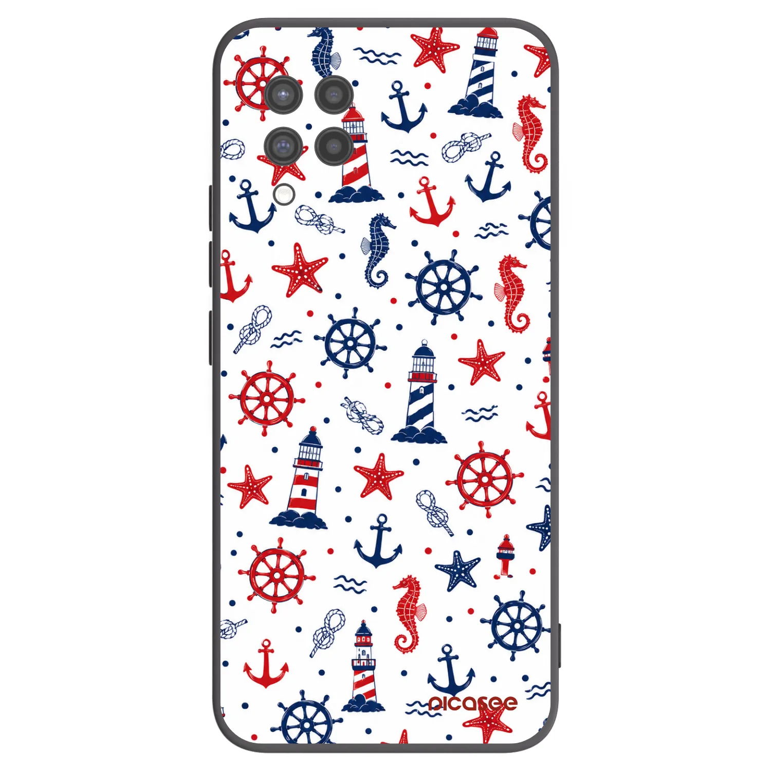 Picasee silikonski črni ovitek za Samsung Galaxy A42 A426B - Sailor Vibes