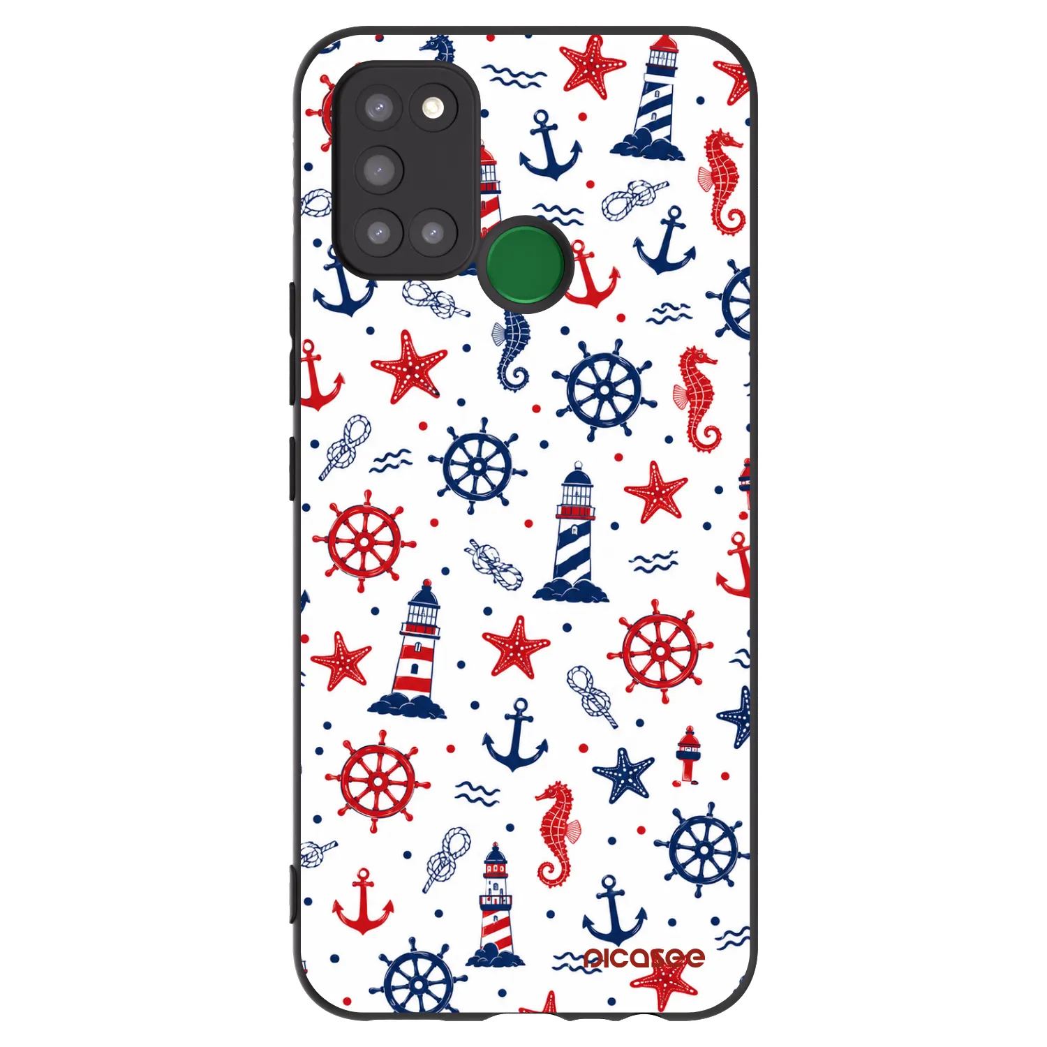 Picasee silikonski črni ovitek za Realme 7i - Sailor Vibes