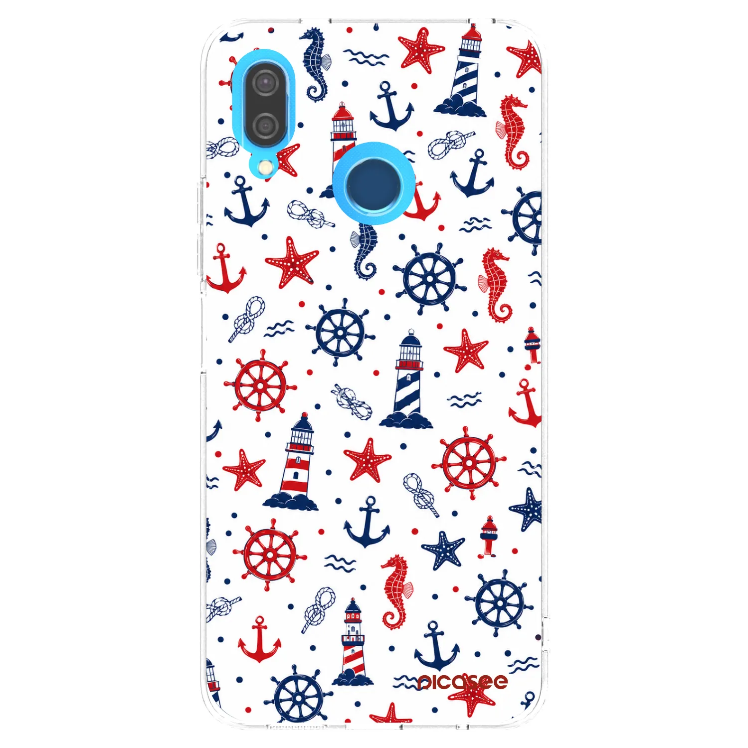 Picasee silikonski prozorni ovitek za Huawei P20 Lite - Sailor Vibes