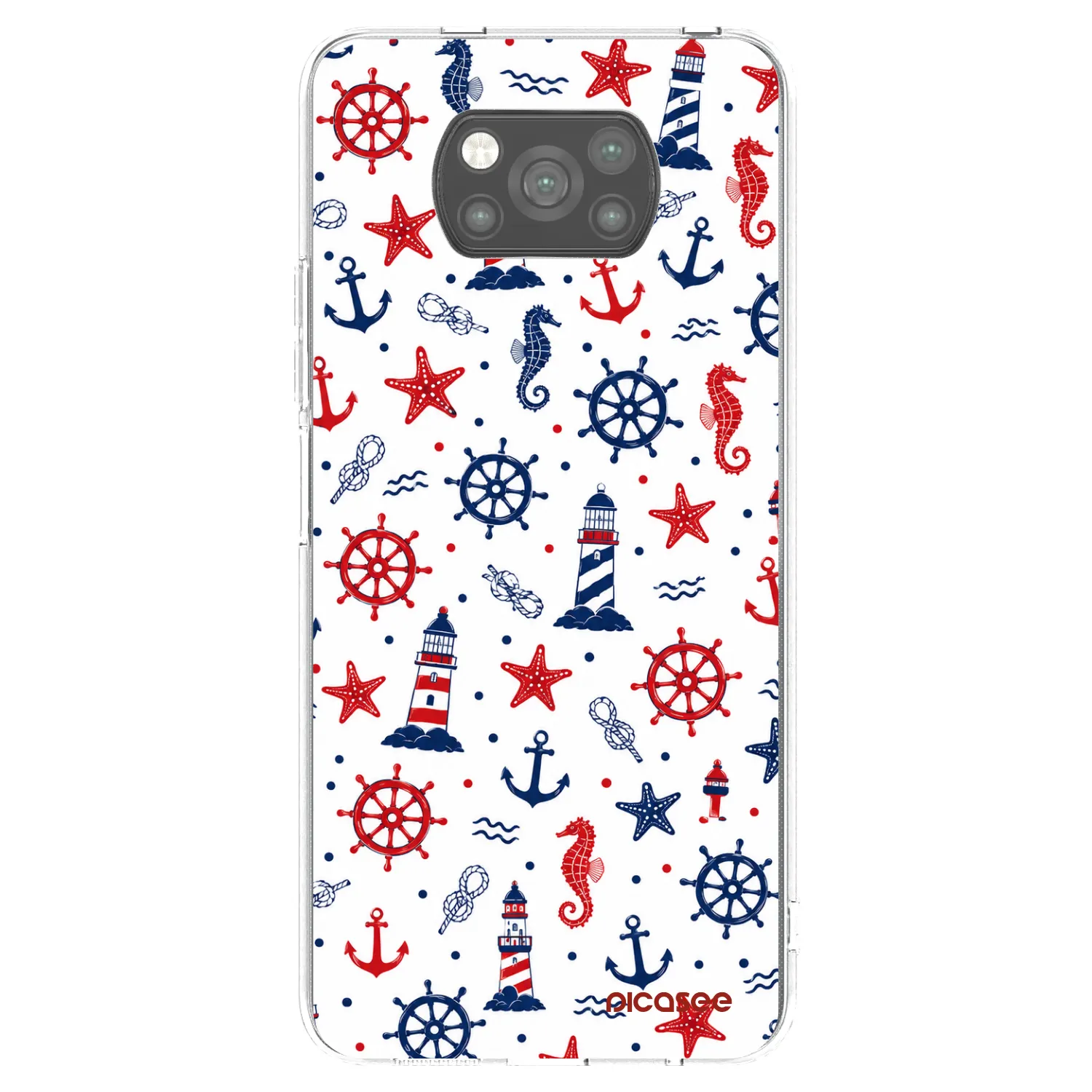 Picasee silikonski črni ovitek za Xiaomi Poco X3 Pro - Sailor Vibes