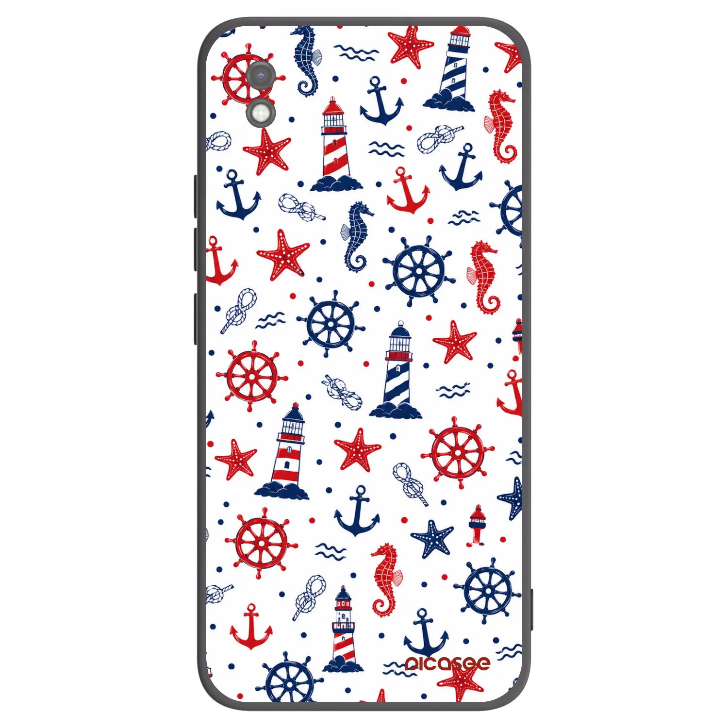 Picasee silikonski črni ovitek za Xiaomi Redmi 9AT - Sailor Vibes