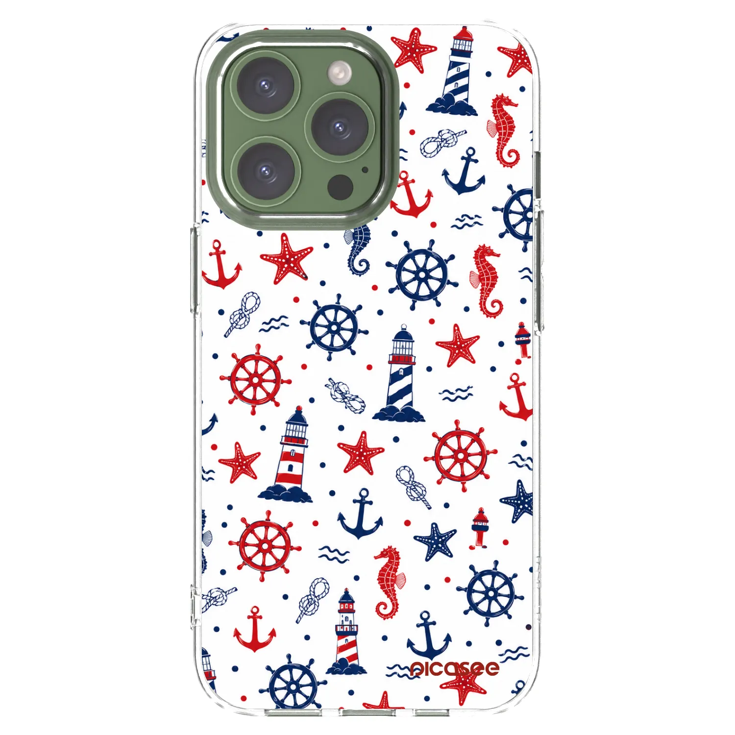 Picasee silikonski prozorni ovitek za Apple iPhone 13 Pro - Sailor Vibes