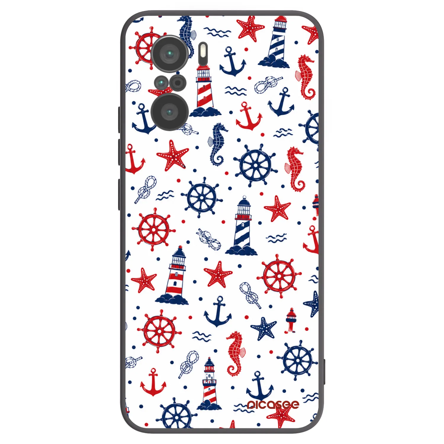 Picasee silikonski črni ovitek za Xiaomi Poco F3 - Sailor Vibes