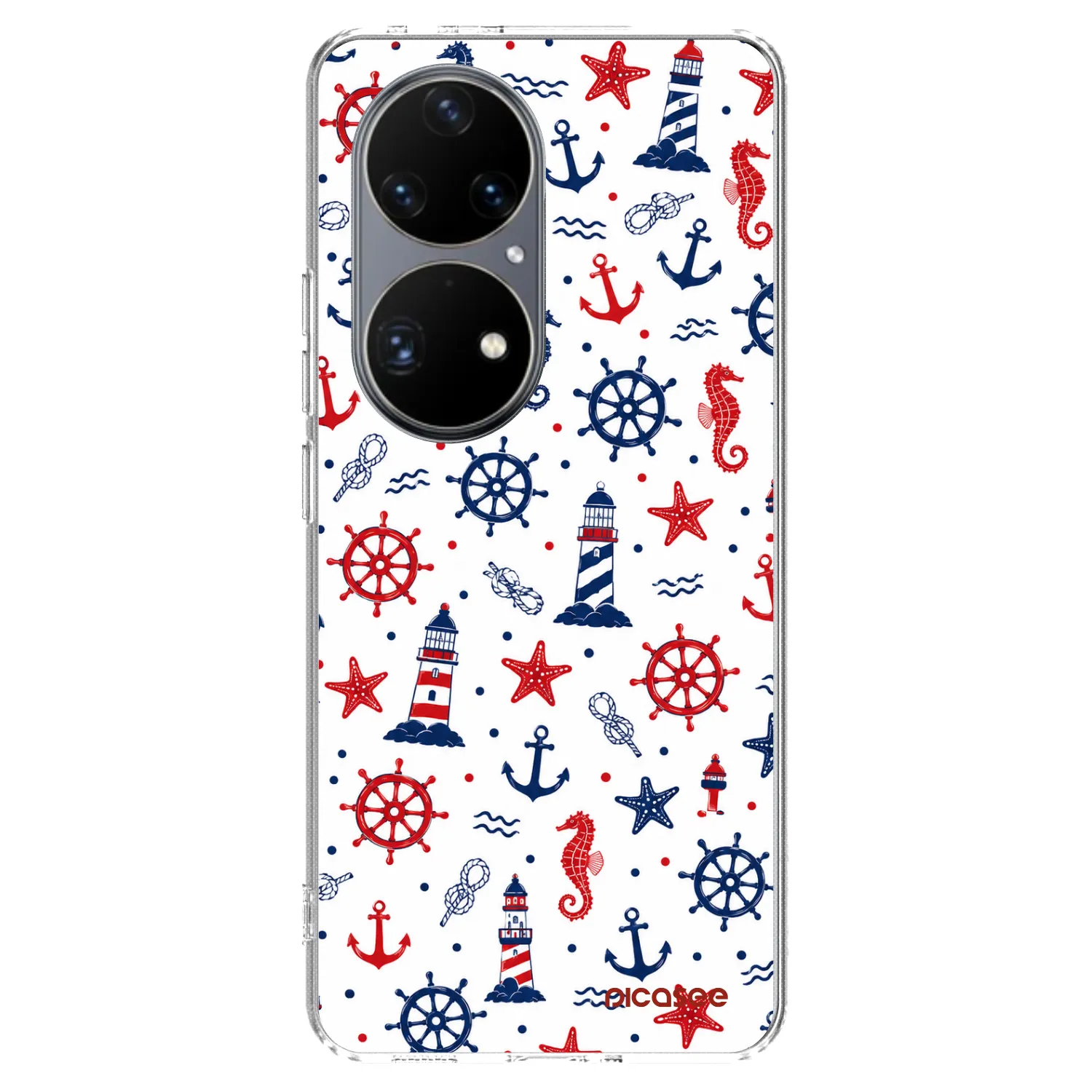 Picasee silikonski prozorni ovitek za Huawei P50 - Sailor Vibes