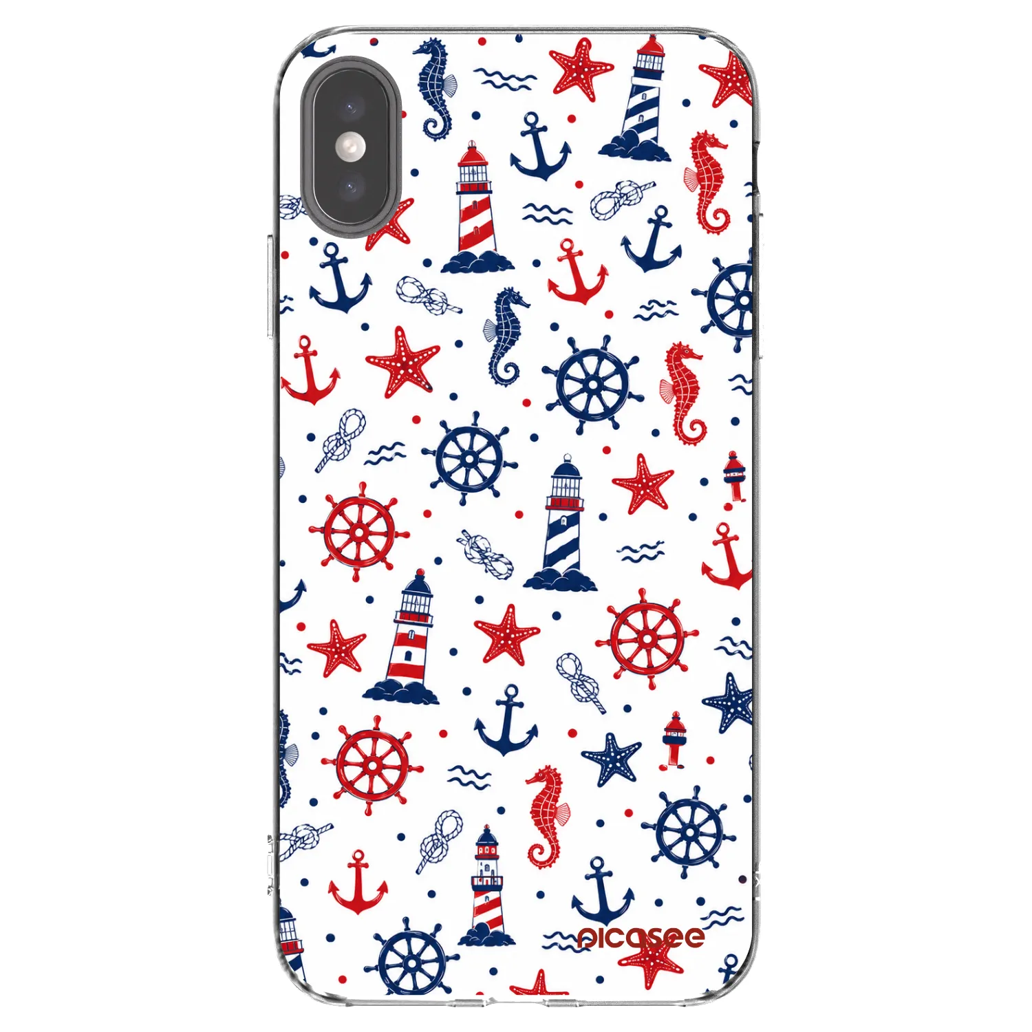 Picasee silikonski prozorni ovitek za Apple iPhone XS Max - Sailor Vibes