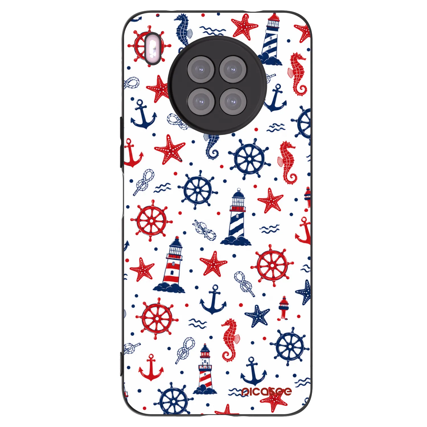 Picasee silikonski črni ovitek za Huawei Nova 8i - Sailor Vibes