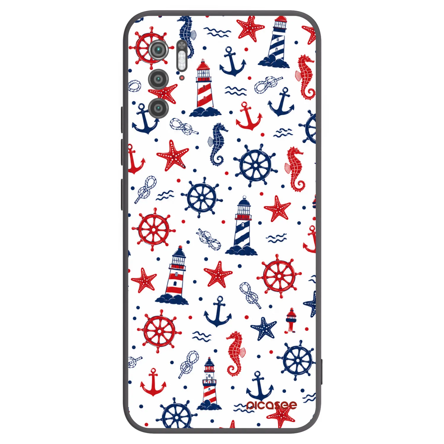Picasee silikonski črni ovitek za Xiaomi Poco M3 Pro 5G - Sailor Vibes