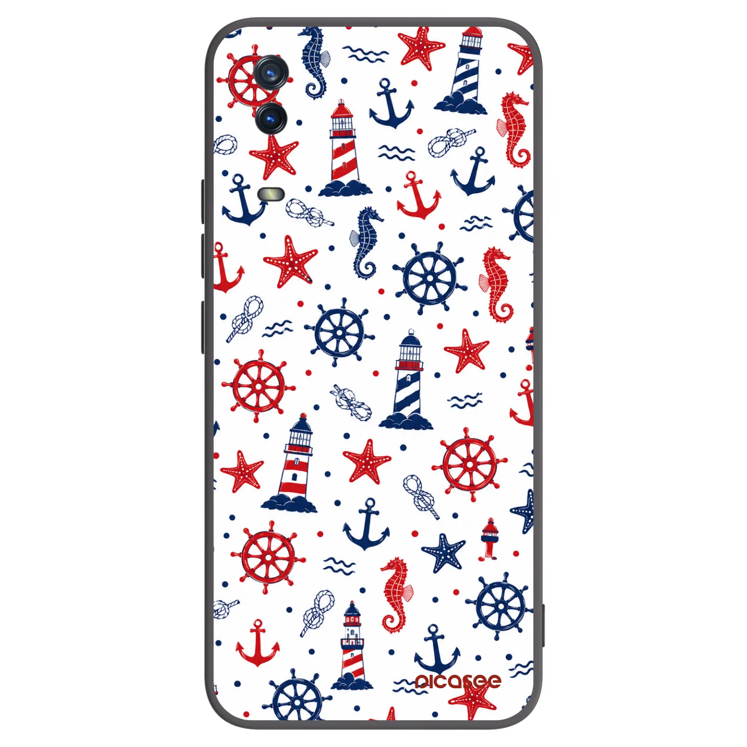 Picasee silikonski črni ovitek za Vivo Y11s - Sailor Vibes