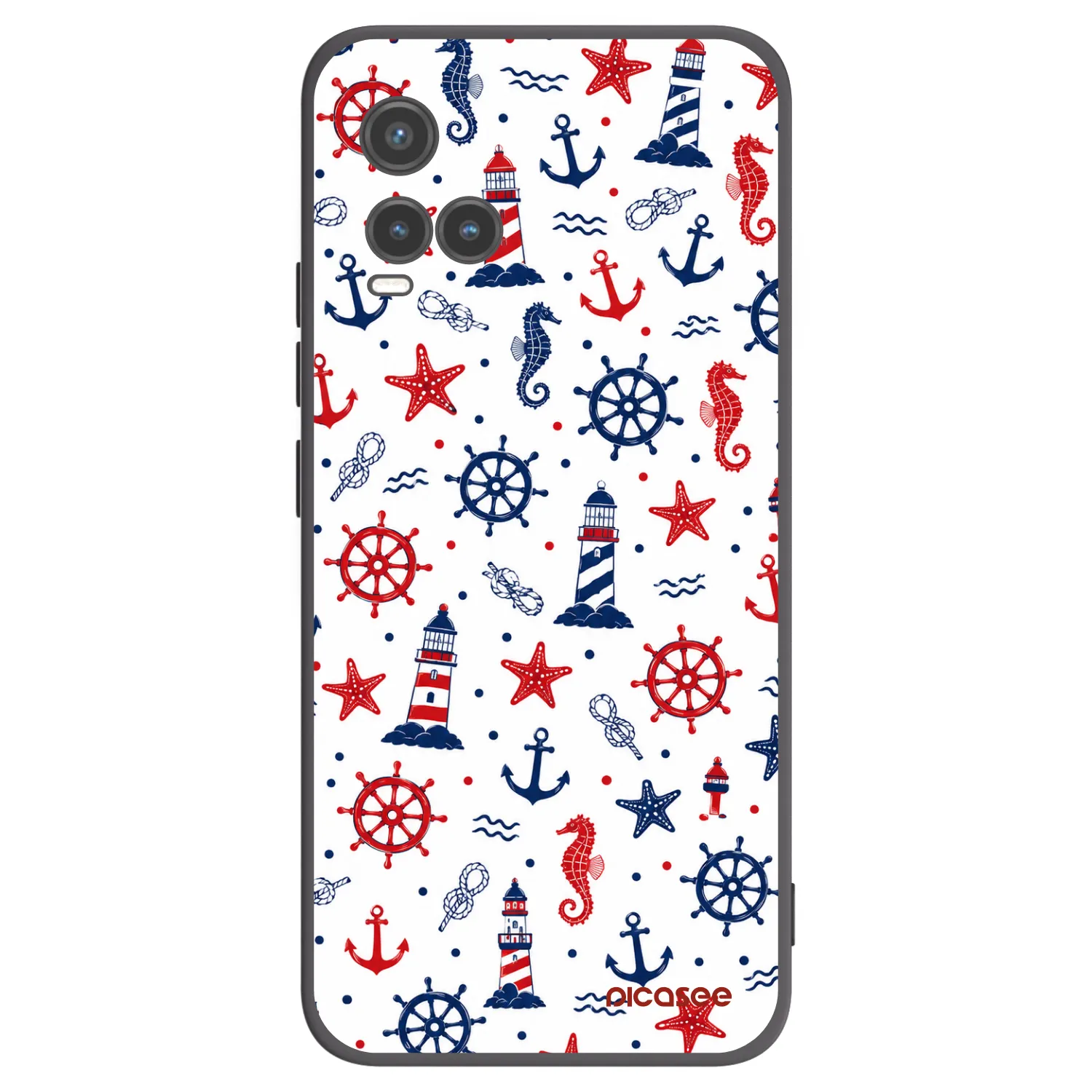Picasee silikonski črni ovitek za Vivo Y33s - Sailor Vibes