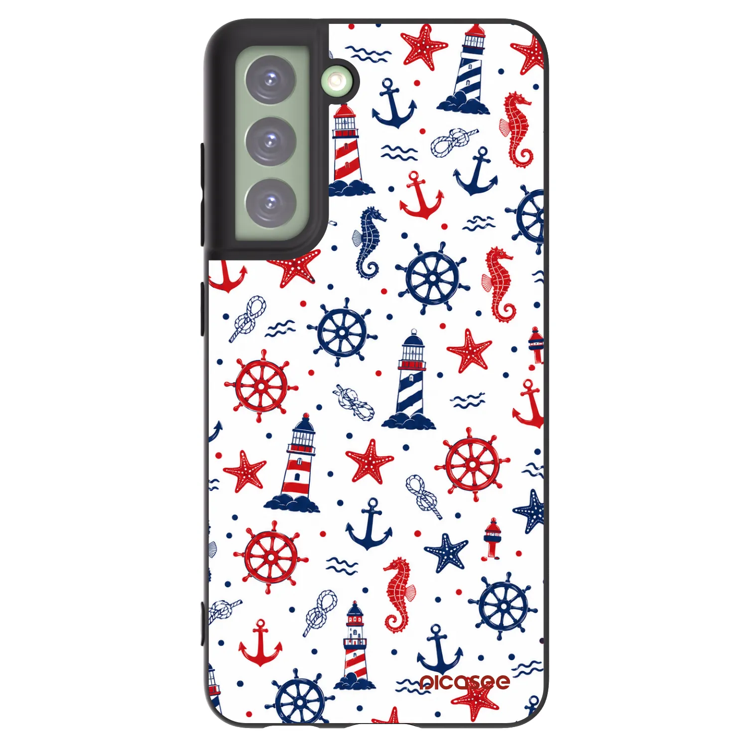Picasee silikonski črni ovitek za Samsung Galaxy S21 FE 5G - Sailor Vibes