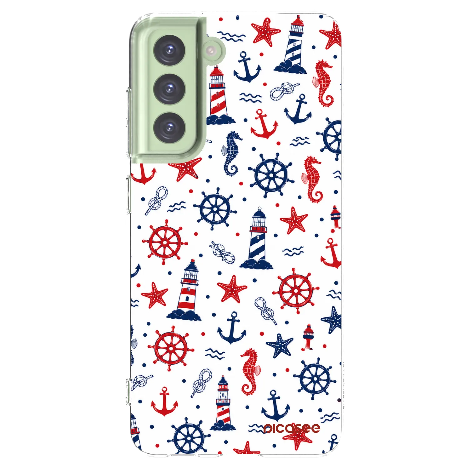 Picasee silikonski prozorni ovitek za Samsung Galaxy S21 FE 5G - Sailor Vibes