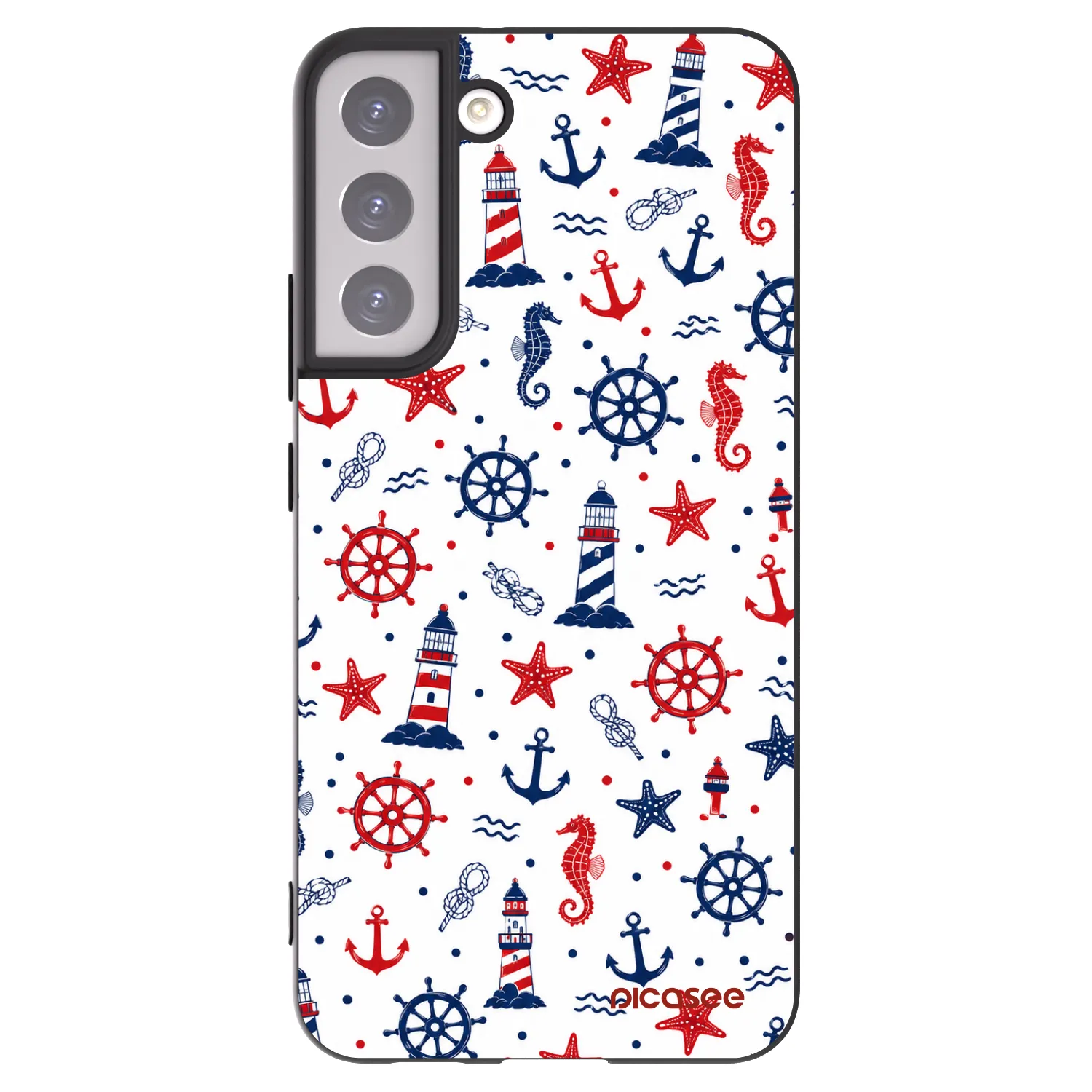 Picasee silikonski črni ovitek za Samsung Galaxy S22+ 5G - Sailor Vibes