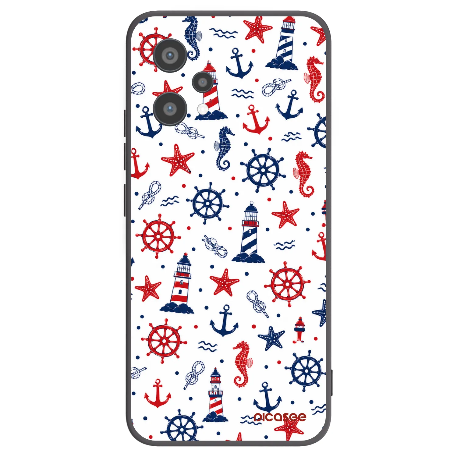 Picasee silikonski črni ovitek za Realme 9 Pro 5G - Sailor Vibes