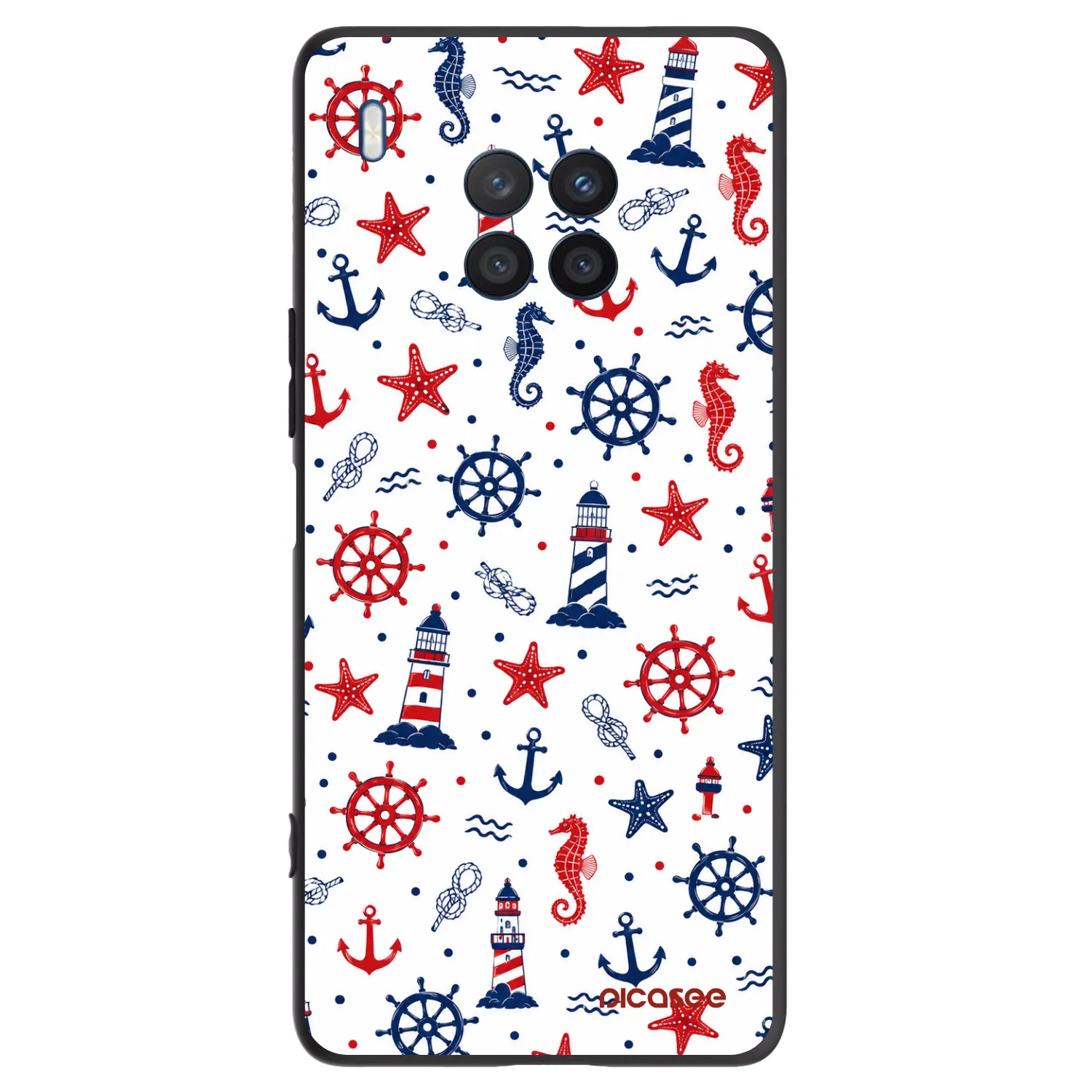 Picasee silikonski črni ovitek za Honor 50 Lite - Sailor Vibes