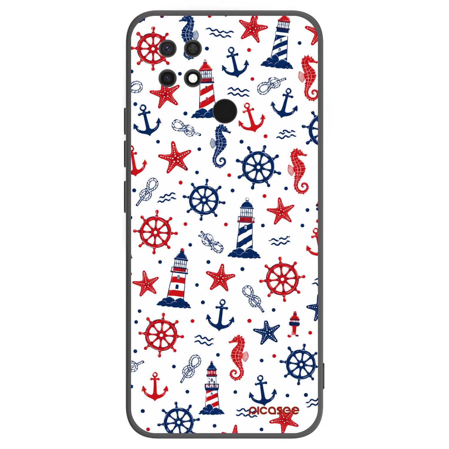 Picasee silikonski črni ovitek za Xiaomi Redmi 10C - Sailor Vibes