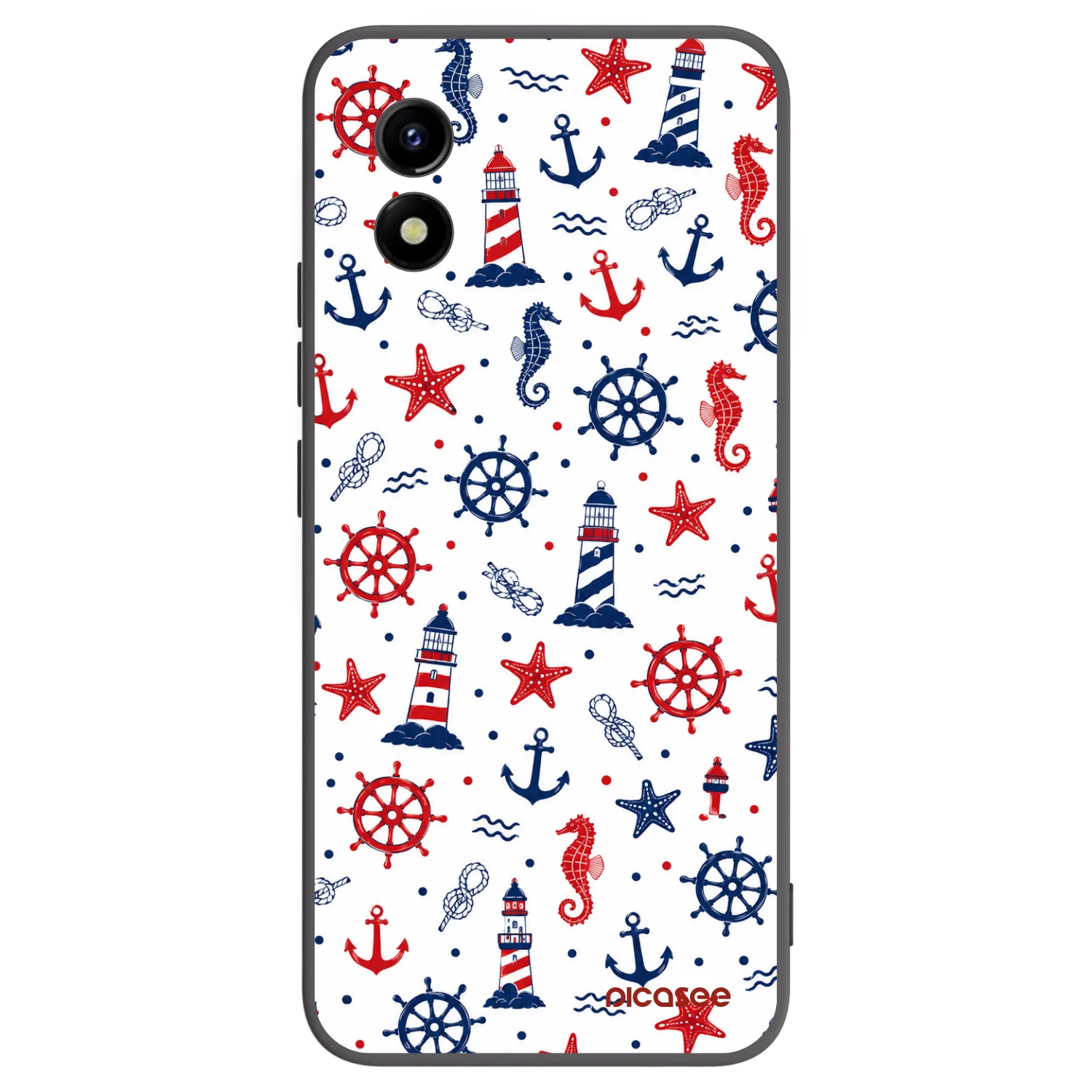 Picasee silikonski črni ovitek za Vivo Y01 - Sailor Vibes