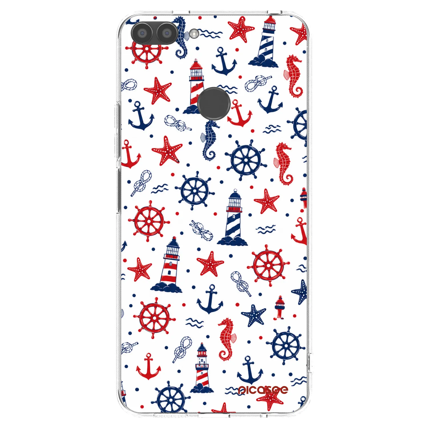 Picasee silikonski prozorni ovitek za Huawei P Smart - Sailor Vibes