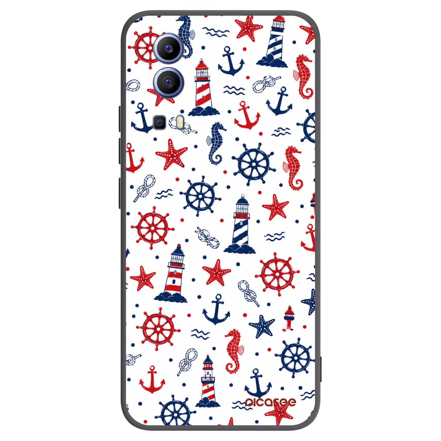Picasee silikonski črni ovitek za Vivo Y52 5G - Sailor Vibes
