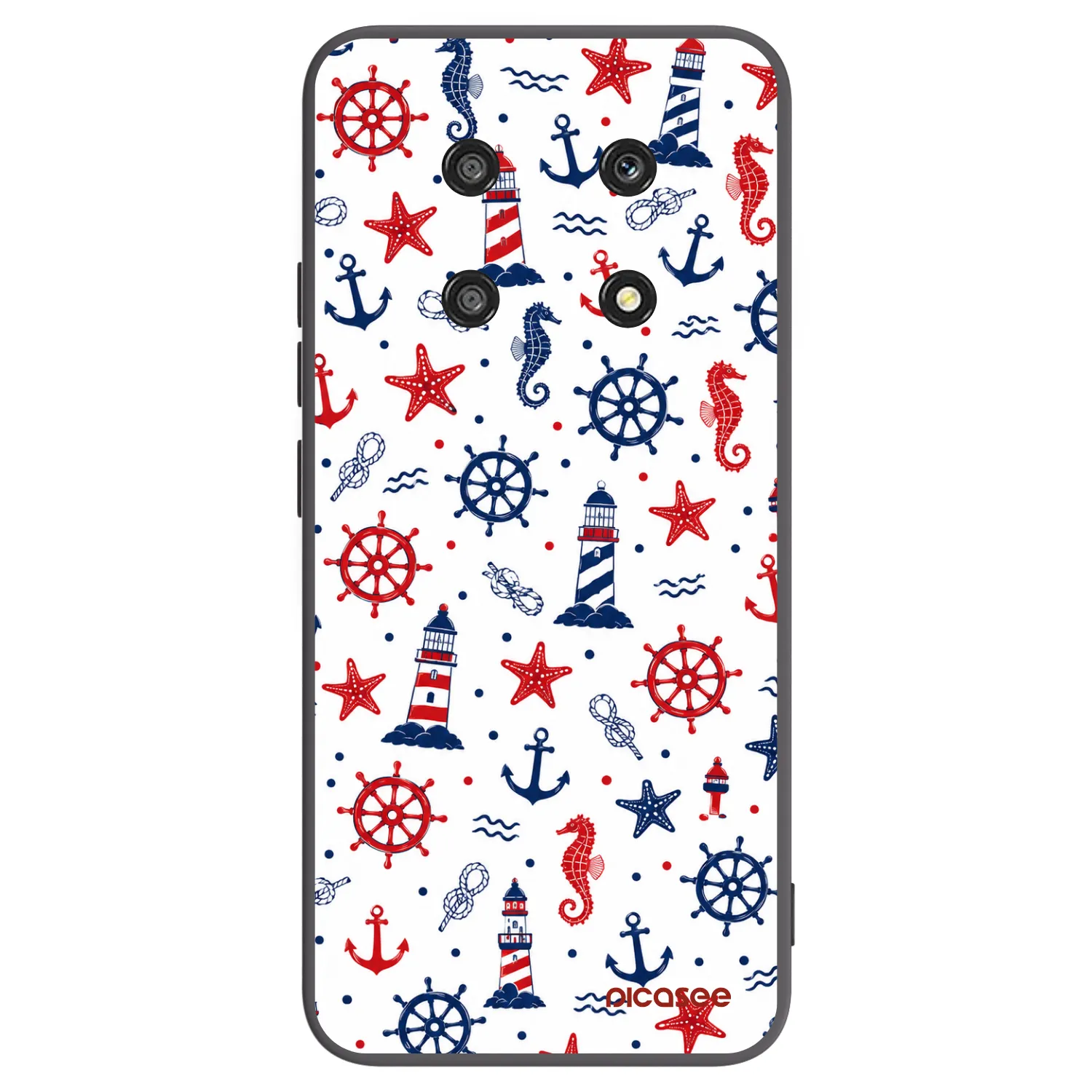 Picasee silikonski črni ovitek za Honor Magic4 Lite 5G - Sailor Vibes