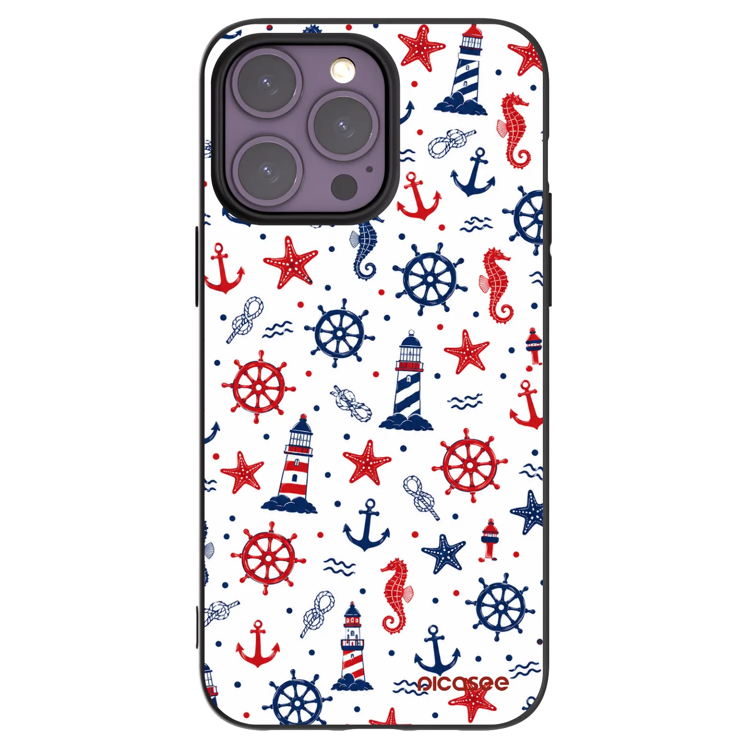 Picasee silikonski črni ovitek za Apple iPhone 14 Pro Max - Sailor Vibes