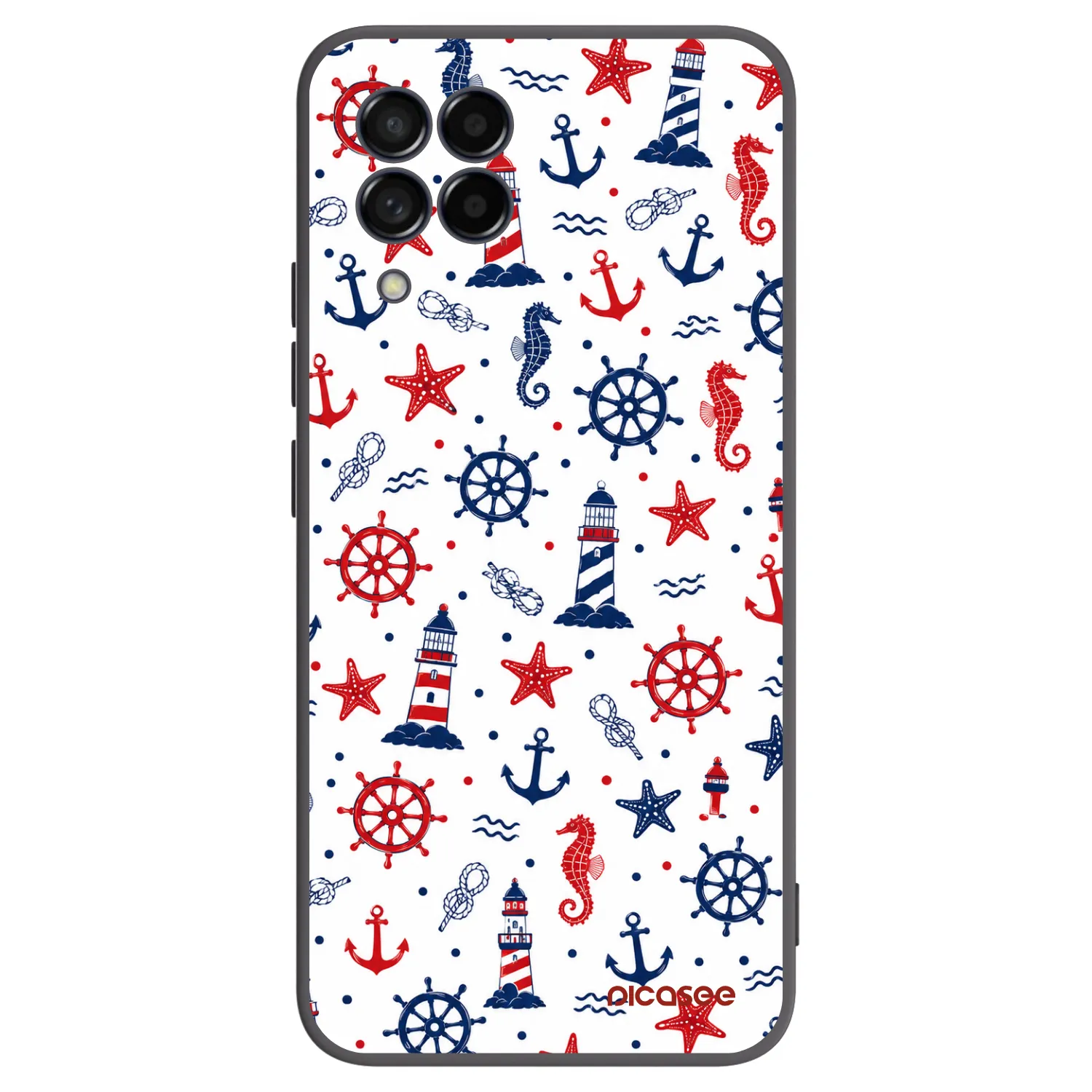 Picasee silikonski črni ovitek za Samsung Galaxy M53 5G - Sailor Vibes