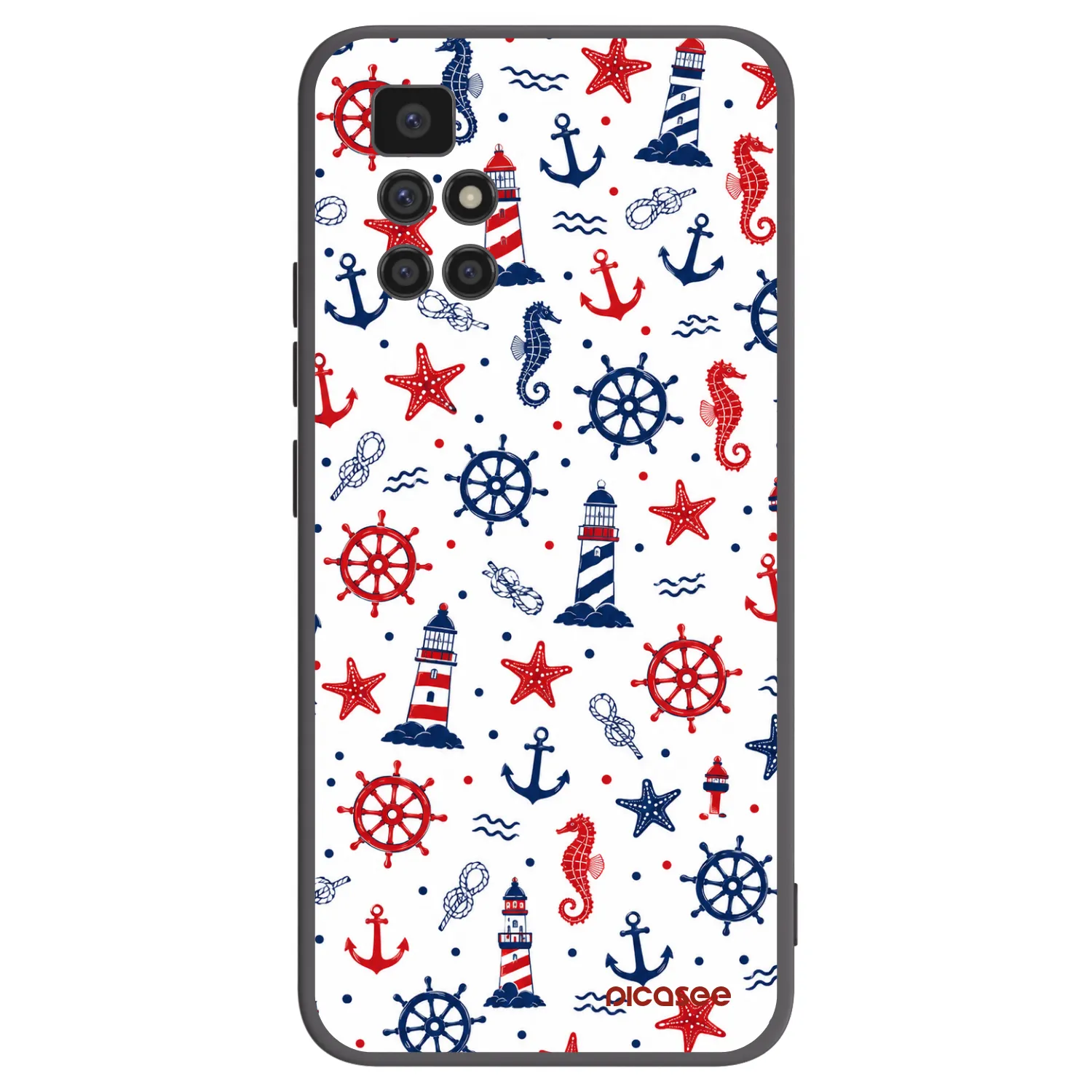 Picasee silikonski črni ovitek za Xiaomi Redmi 10 (2022) - Sailor Vibes