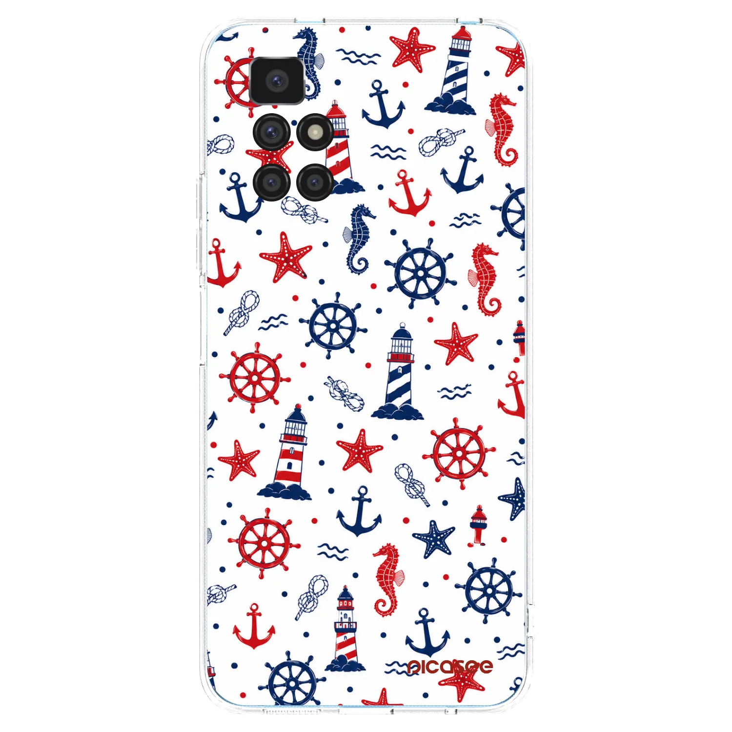 Picasee silikonski prozorni ovitek za Xiaomi Redmi 10 (2022) - Sailor Vibes