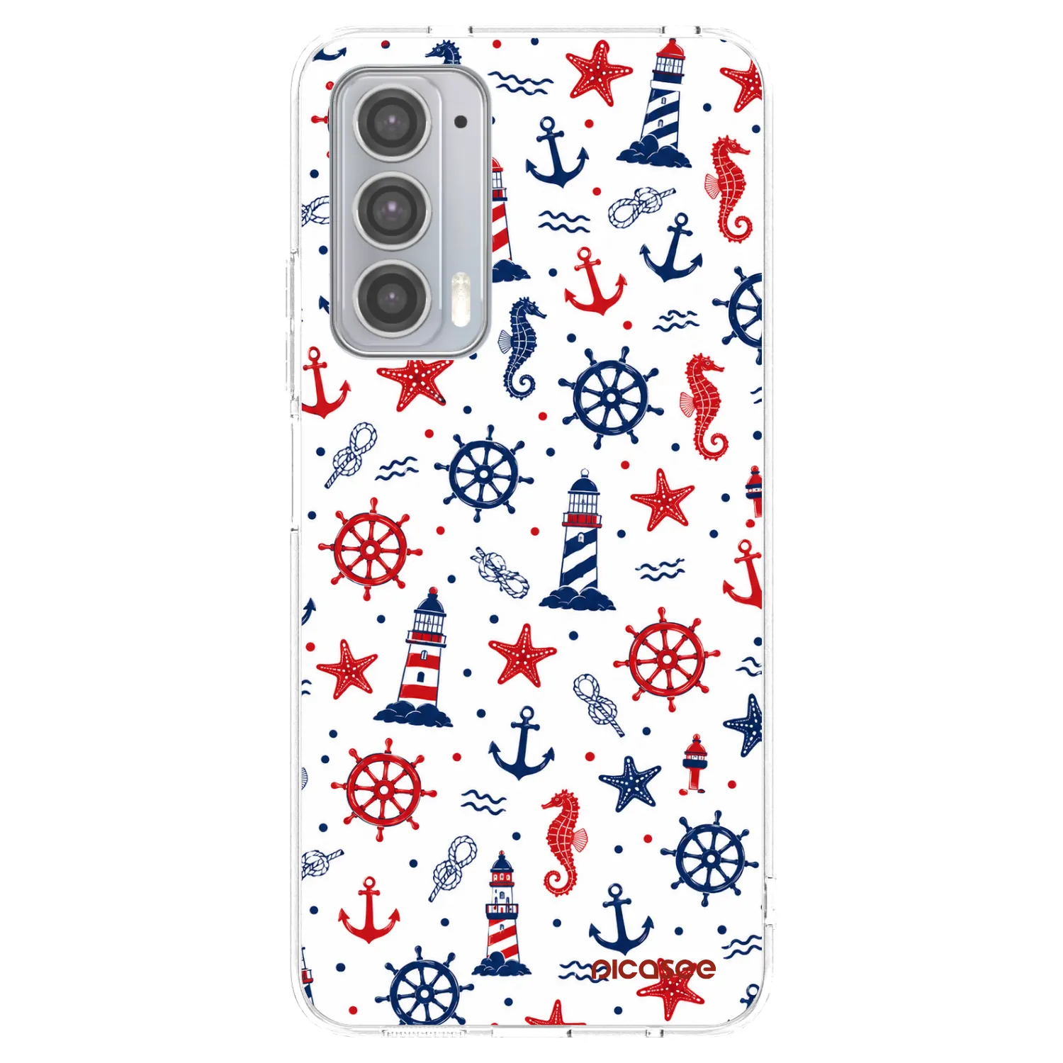 Picasee silikonski prozorni ovitek za Motorola Edge 20 - Sailor Vibes