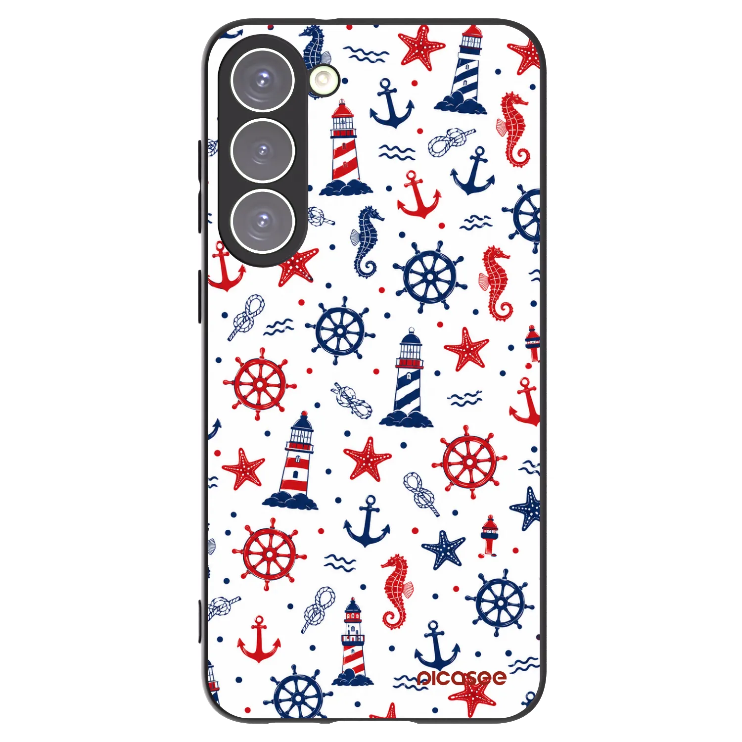 Picasee silikonski črni ovitek za Samsung Galaxy S23+ 5G - Sailor Vibes