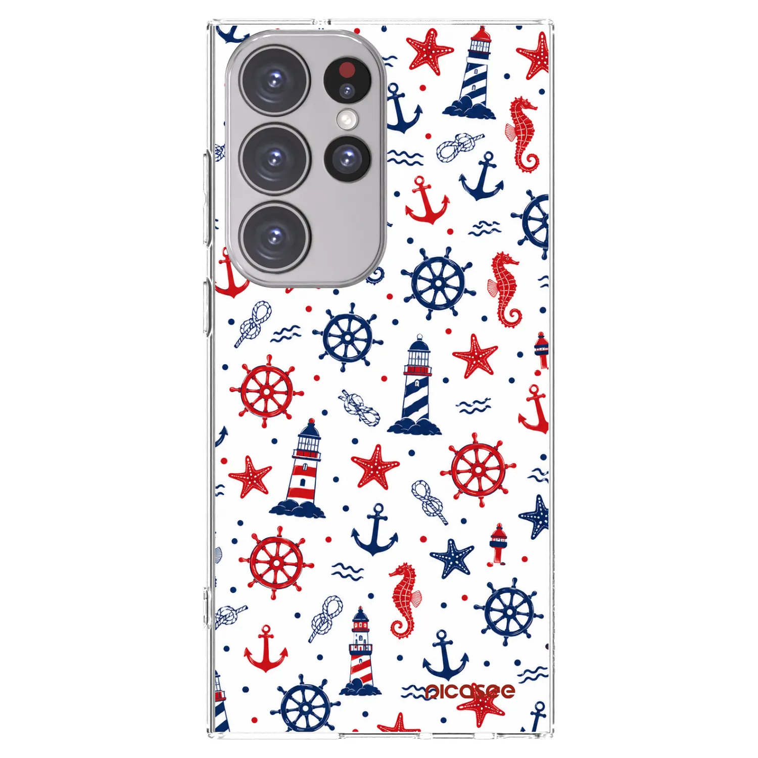 Picasee silikonski prozorni ovitek za Samsung Galaxy S23 Ultra 5G - Sailor Vibes