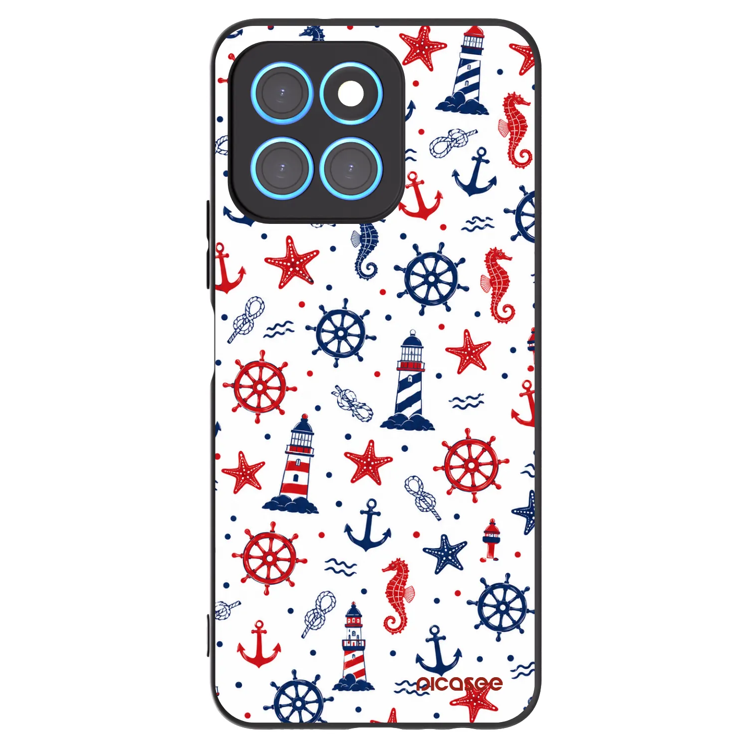 Picasee silikonski črni ovitek za Honor X6 - Sailor Vibes
