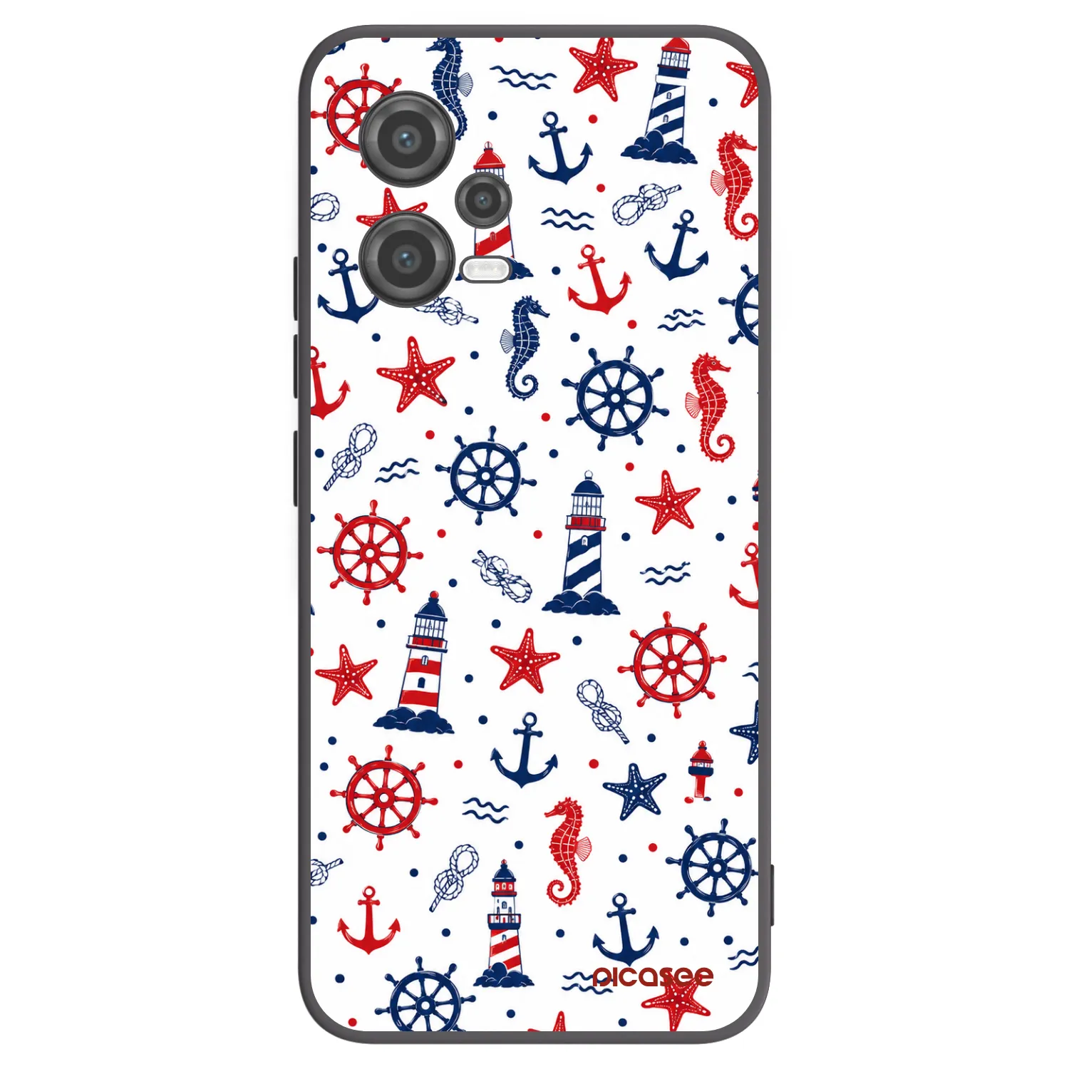 Picasee silikonski črni ovitek za Xiaomi Poco X5 - Sailor Vibes