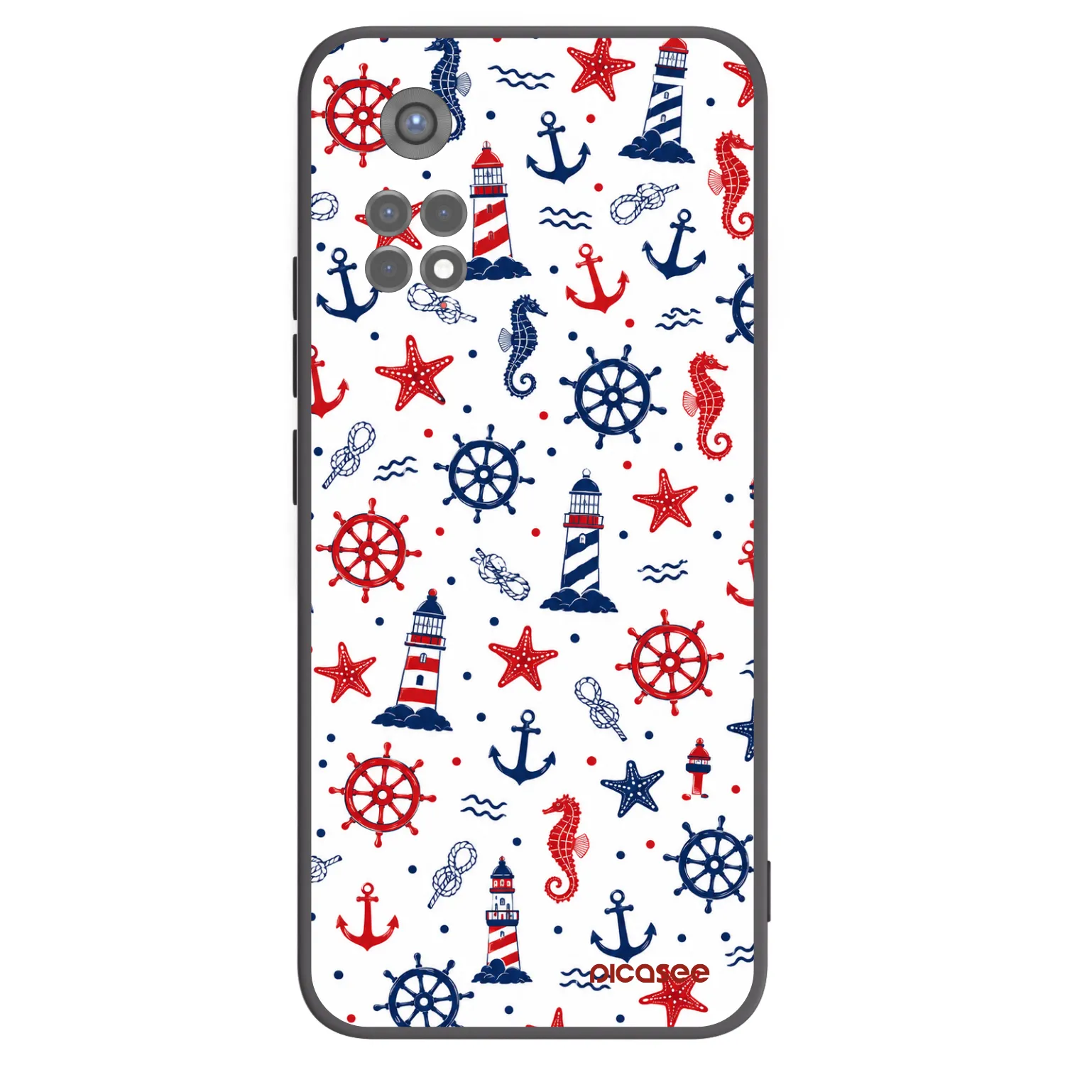 Picasee silikonski črni ovitek za Xiaomi Redmi Note 11S 5G - Sailor Vibes
