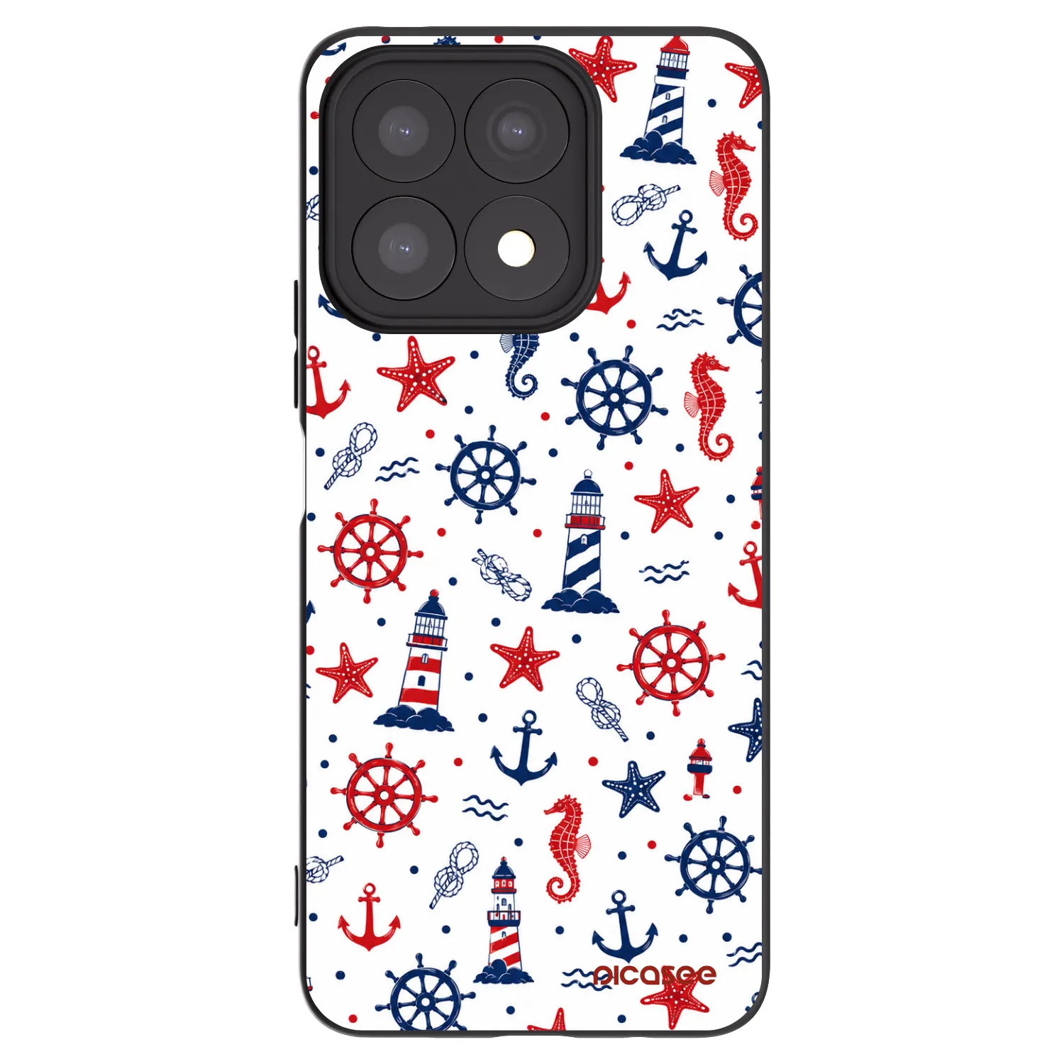 Picasee silikonski črni ovitek za Honor X8a - Sailor Vibes