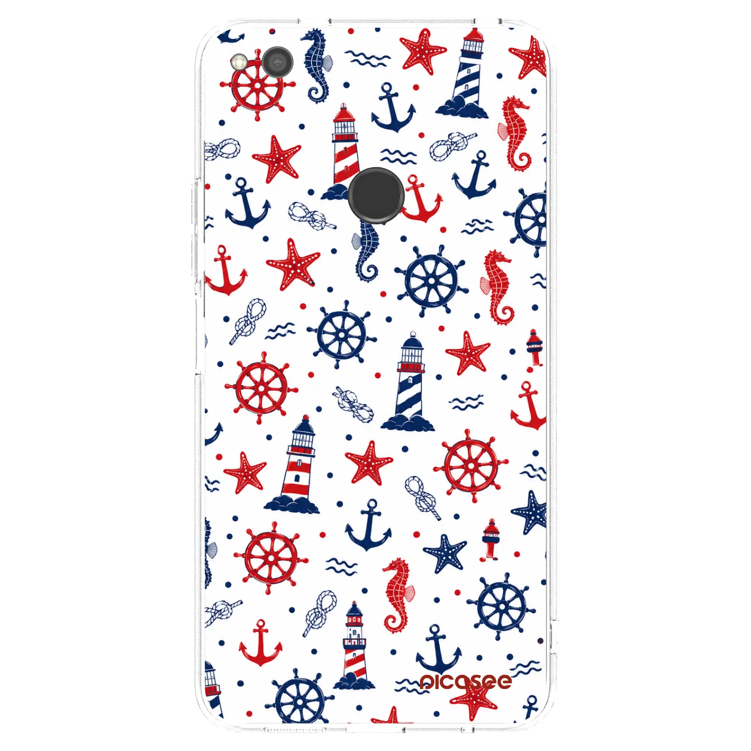 Picasee silikonski prozorni ovitek za Huawei P9 Lite 2017 - Sailor Vibes