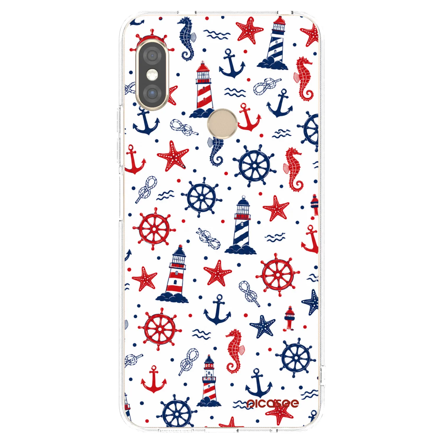 Picasee silikonski prozorni ovitek za Xiaomi Redmi Note 5 Global - Sailor Vibes