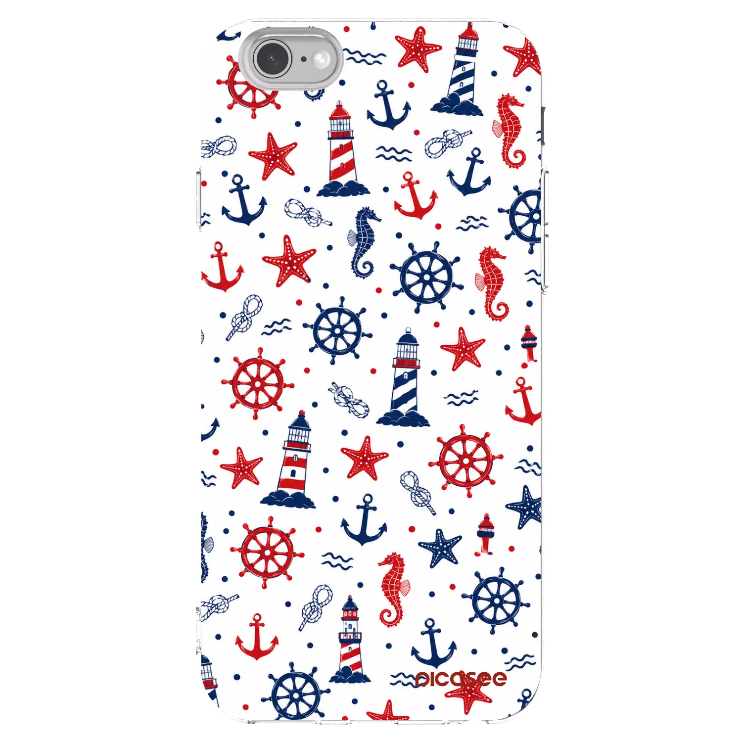 Picasee silikonski prozorni ovitek za Apple iPhone 6/6S - Sailor Vibes