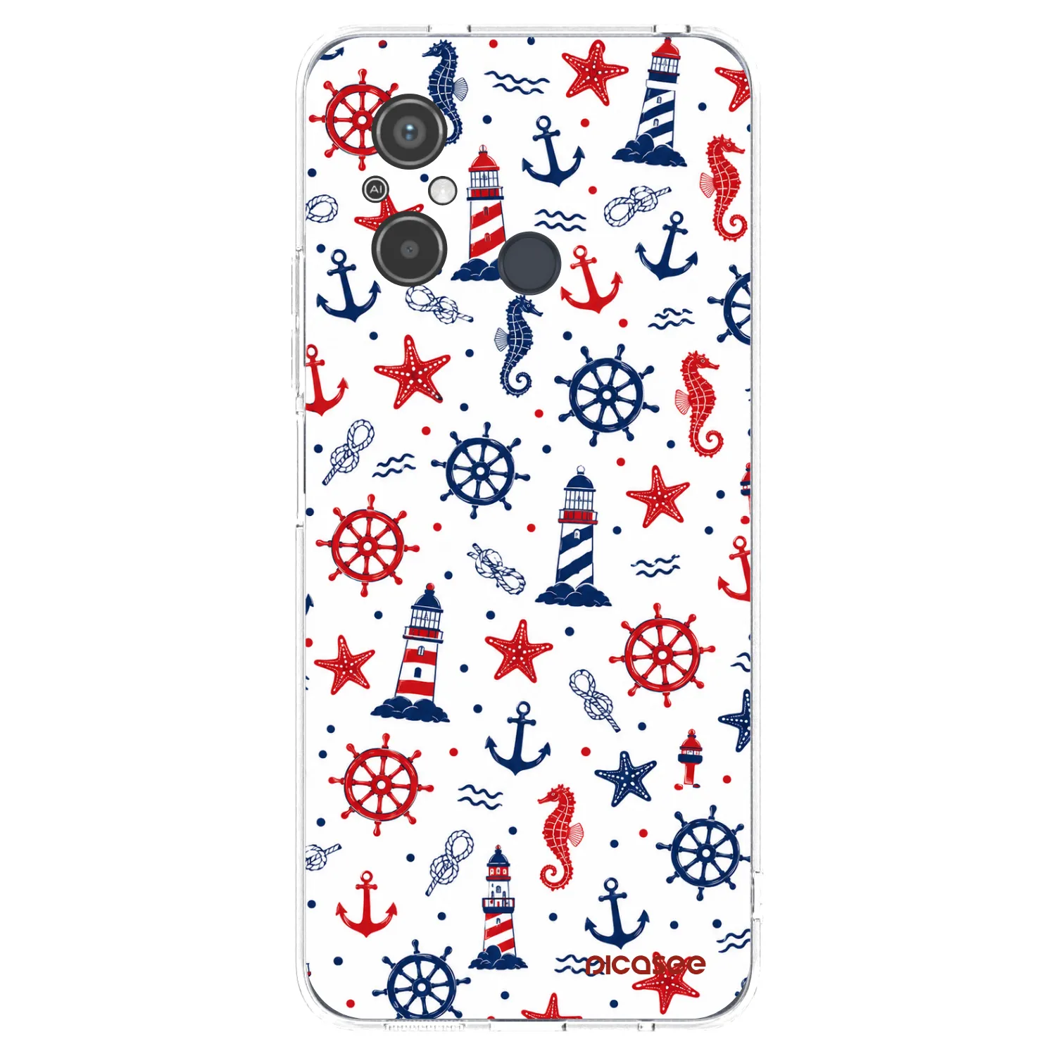 Picasee silikonski prozorni ovitek za Xiaomi Redmi 12C - Sailor Vibes