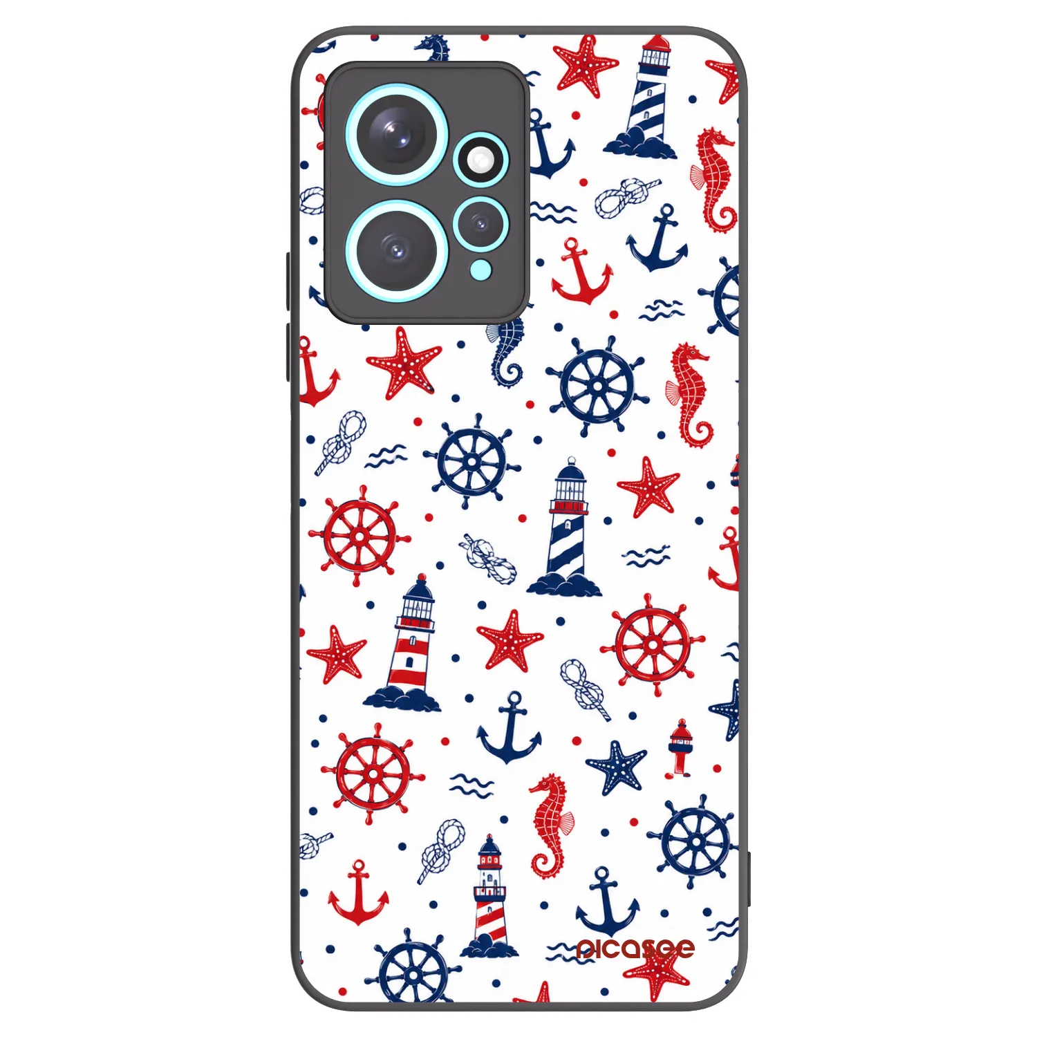 Picasee silikonski črni ovitek za Xiaomi Redmi Note 12 4G - Sailor Vibes