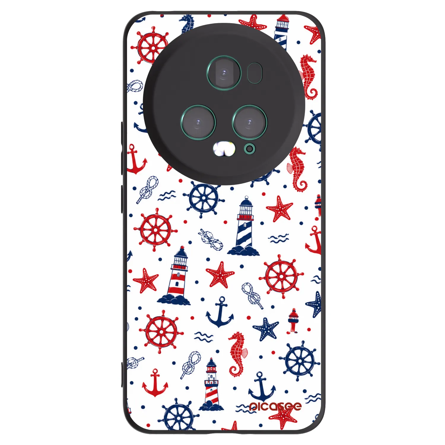 Picasee silikonski črni ovitek za Honor Magic5 Pro - Sailor Vibes
