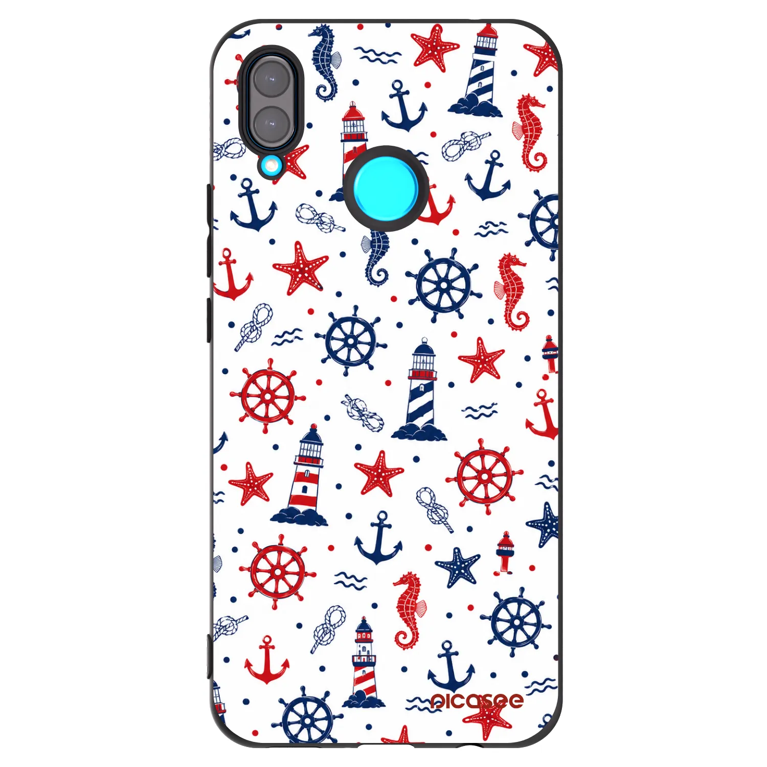 Picasee silikonski črni ovitek za Huawei Nova 3i - Sailor Vibes