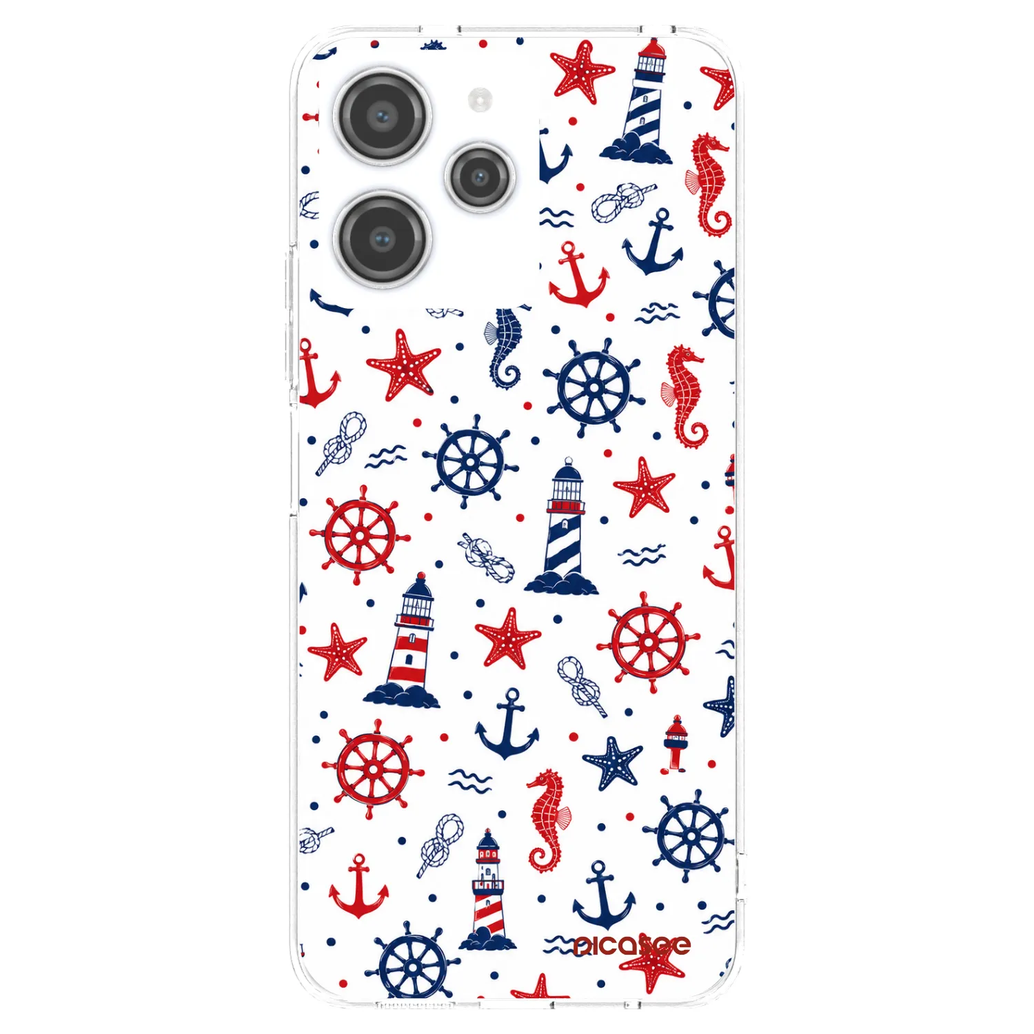 Picasee silikonski prozorni ovitek za Xiaomi Redmi 12 4G - Sailor Vibes