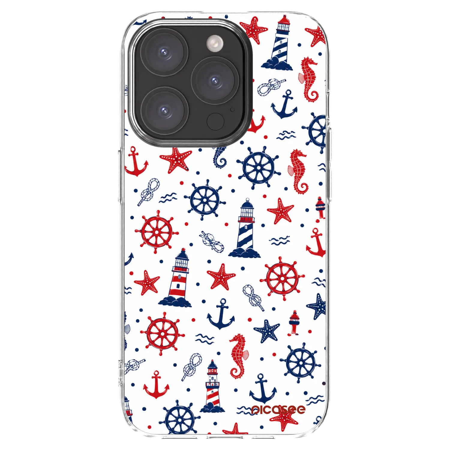Picasee silikonski prozorni ovitek za Apple iPhone 15 Pro - Sailor Vibes