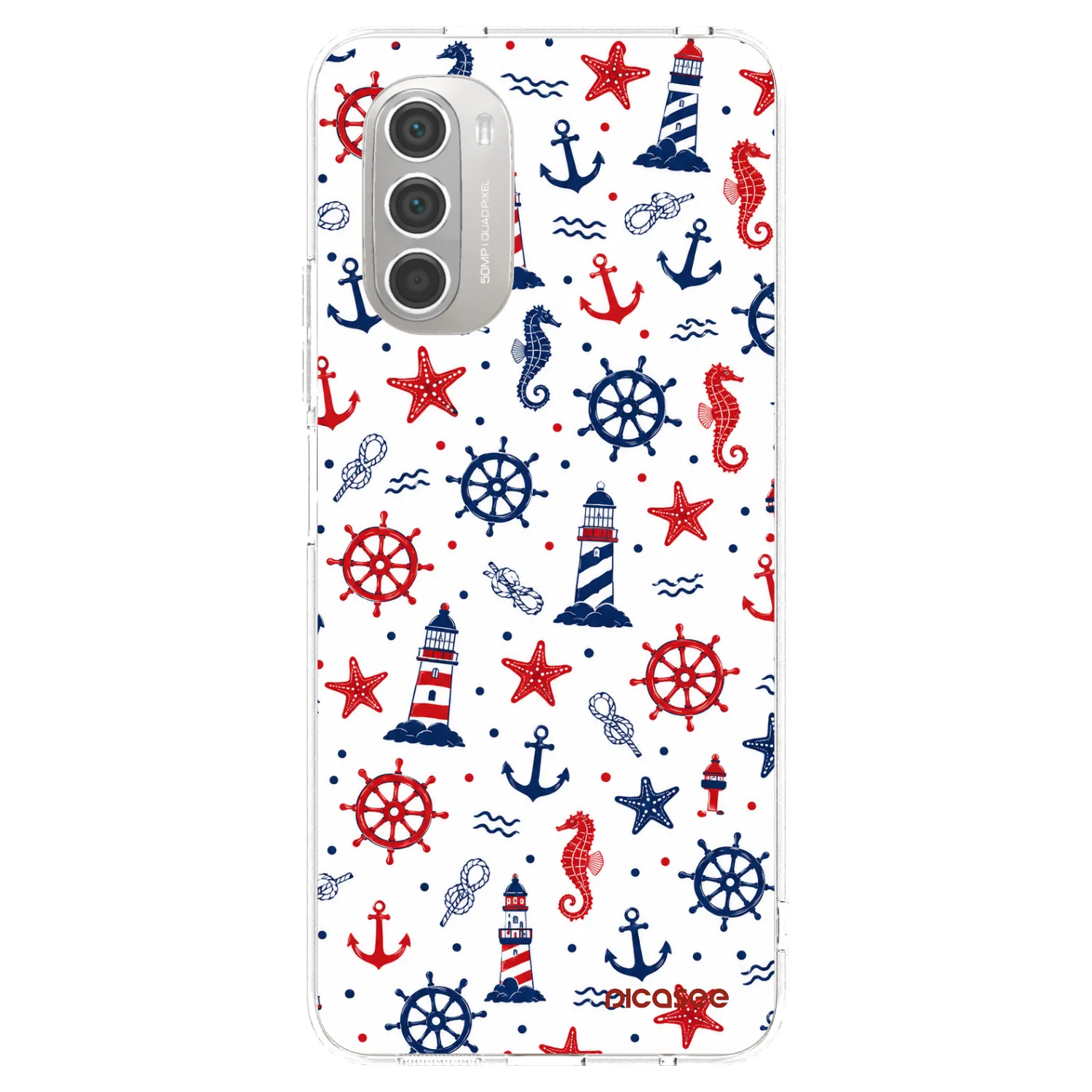 Picasee silikonski prozorni ovitek za Motorola Moto G51 - Sailor Vibes