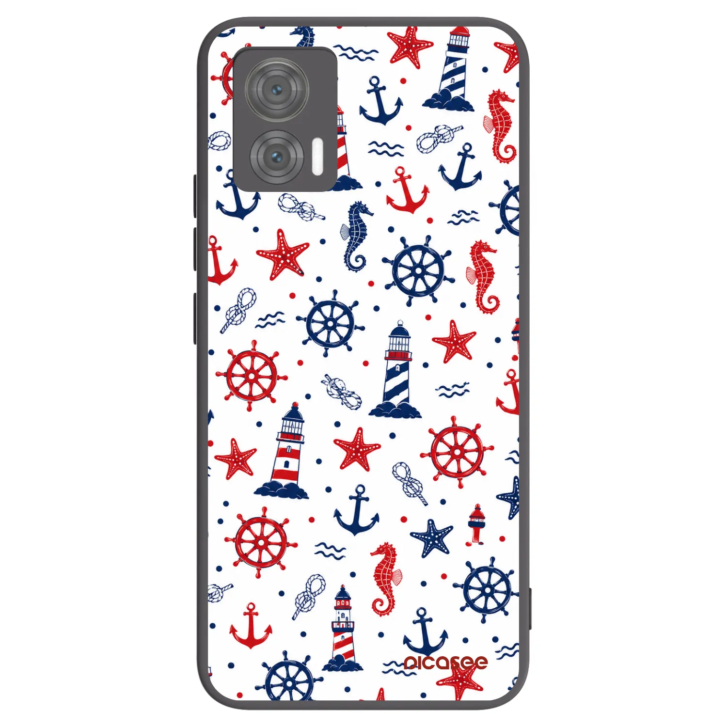 Picasee silikonski črni ovitek za Motorola Edge 30 Neo - Sailor Vibes