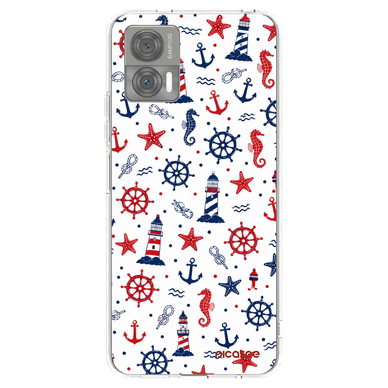 Picasee silikonski prozorni ovitek za Motorola Edge 30 Neo - Sailor Vibes