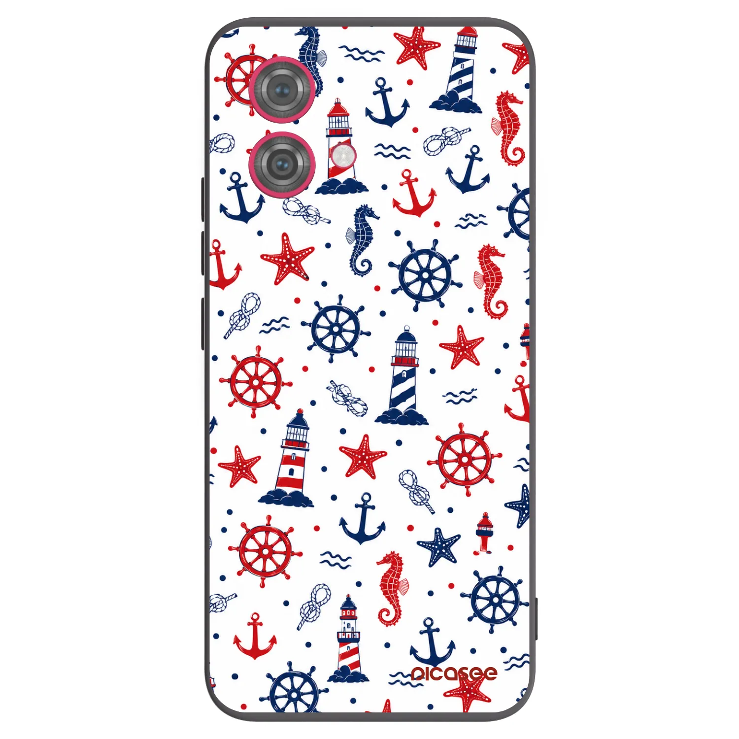 Picasee silikonski črni ovitek za Motorola Moto G84 5G - Sailor Vibes